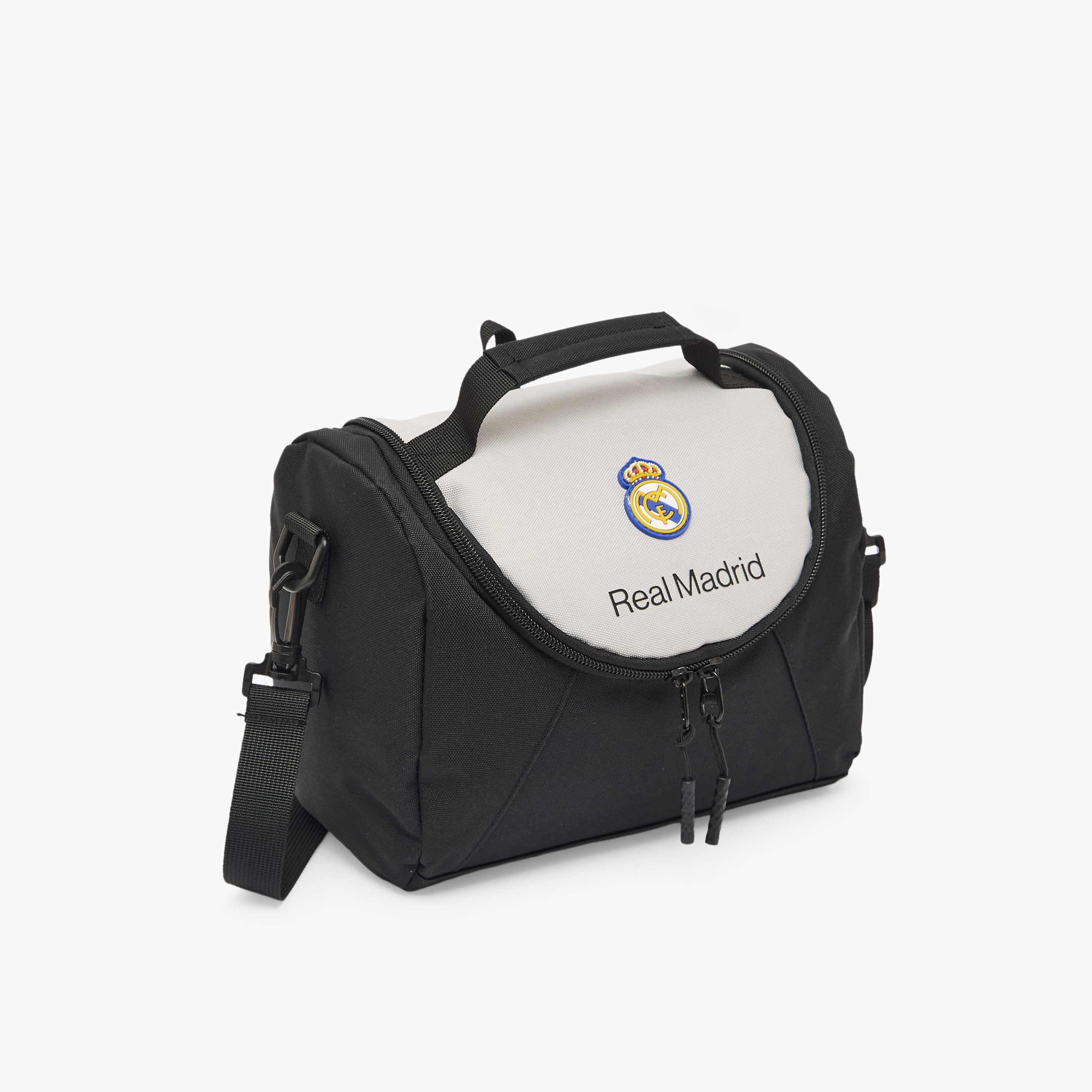 شنطة طعام بزينة شعار ريال مدريد وعزل حراري للأولاد 8-13 سنة-school-lunchessentials-lunchbags-image-3
