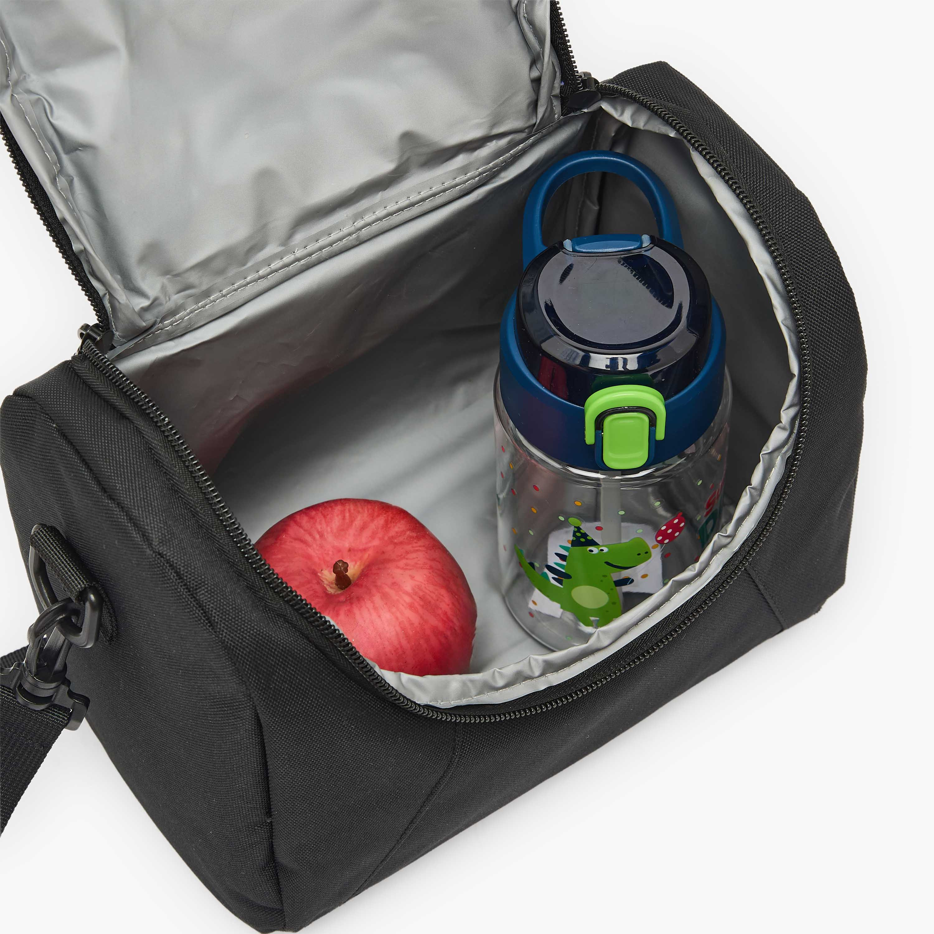 شنطة طعام بزينة شعار ريال مدريد وعزل حراري للأولاد 8-13 سنة-school-lunchessentials-lunchbags-image-5