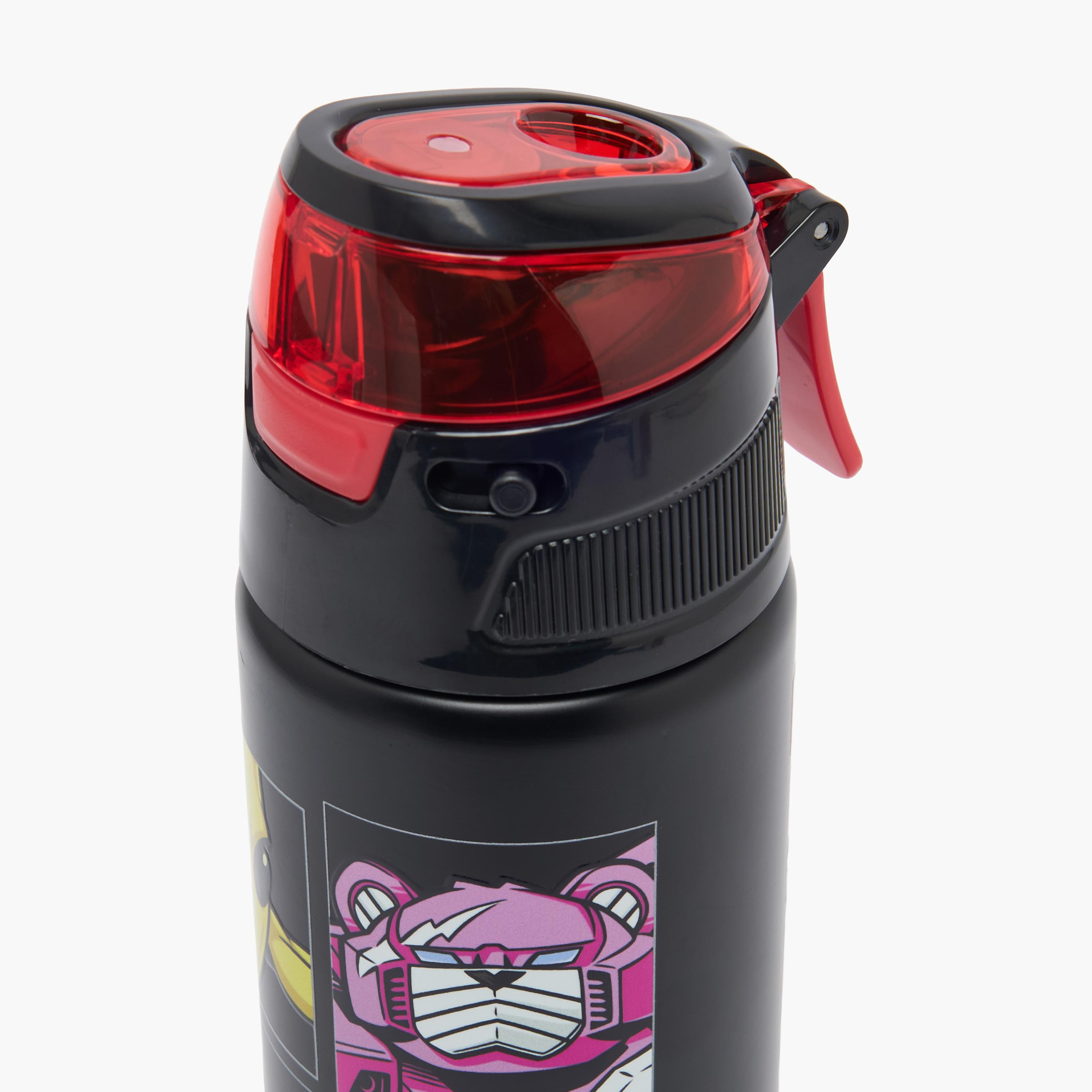 قارورة مياه ستانلس ستيل بطبعات وفوهة وغطاء قلاب من فورتنايت-school-waterbottles-image-4