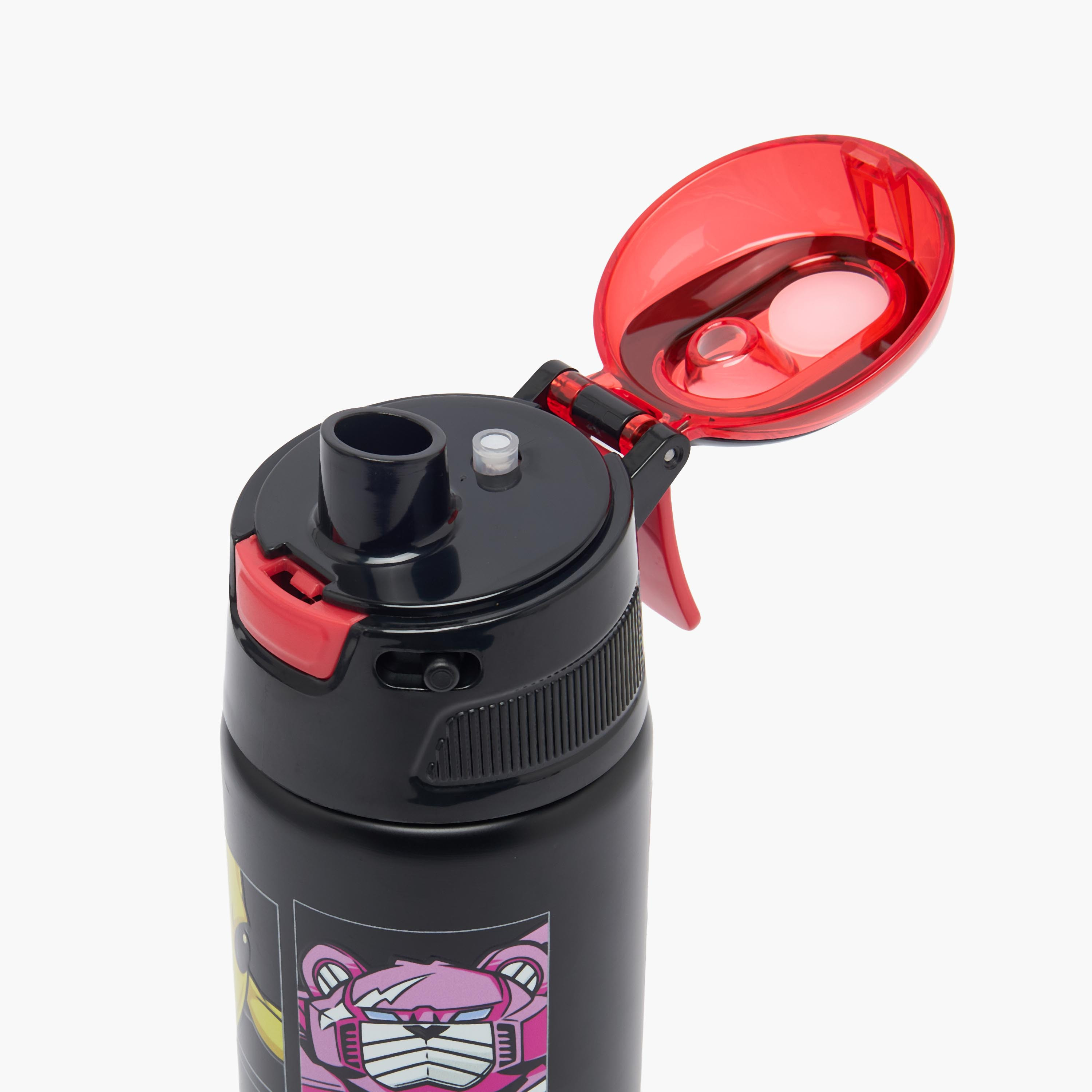 قارورة مياه ستانلس ستيل بطبعات وفوهة وغطاء قلاب من فورتنايت-school-waterbottles-image-6