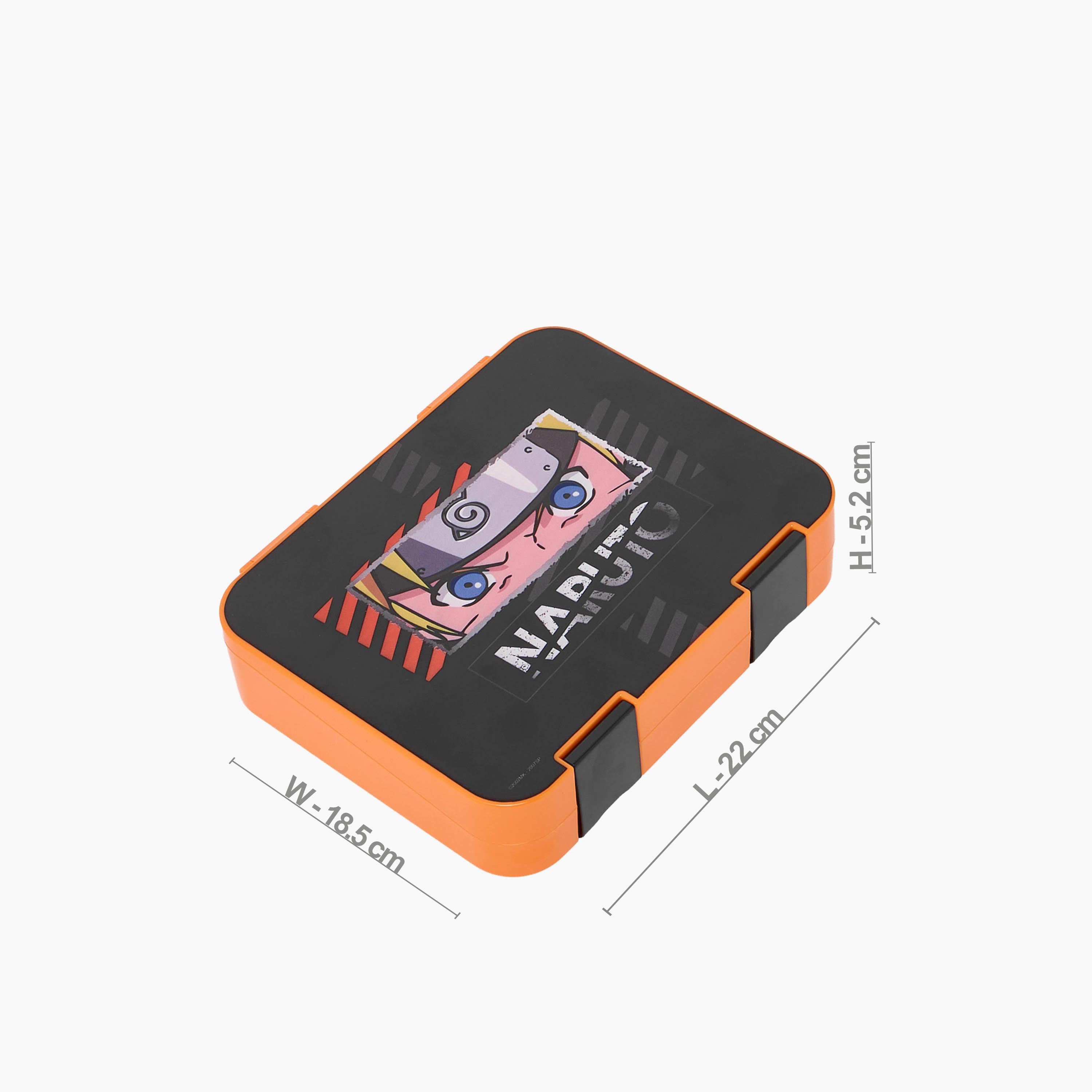 صندوق غداء بينتو بطبعات ناروتو وغطاء بمشبك إغلاق للأولاد من تي في توكيو-school-lunchessentials-lunchboxes-image-11