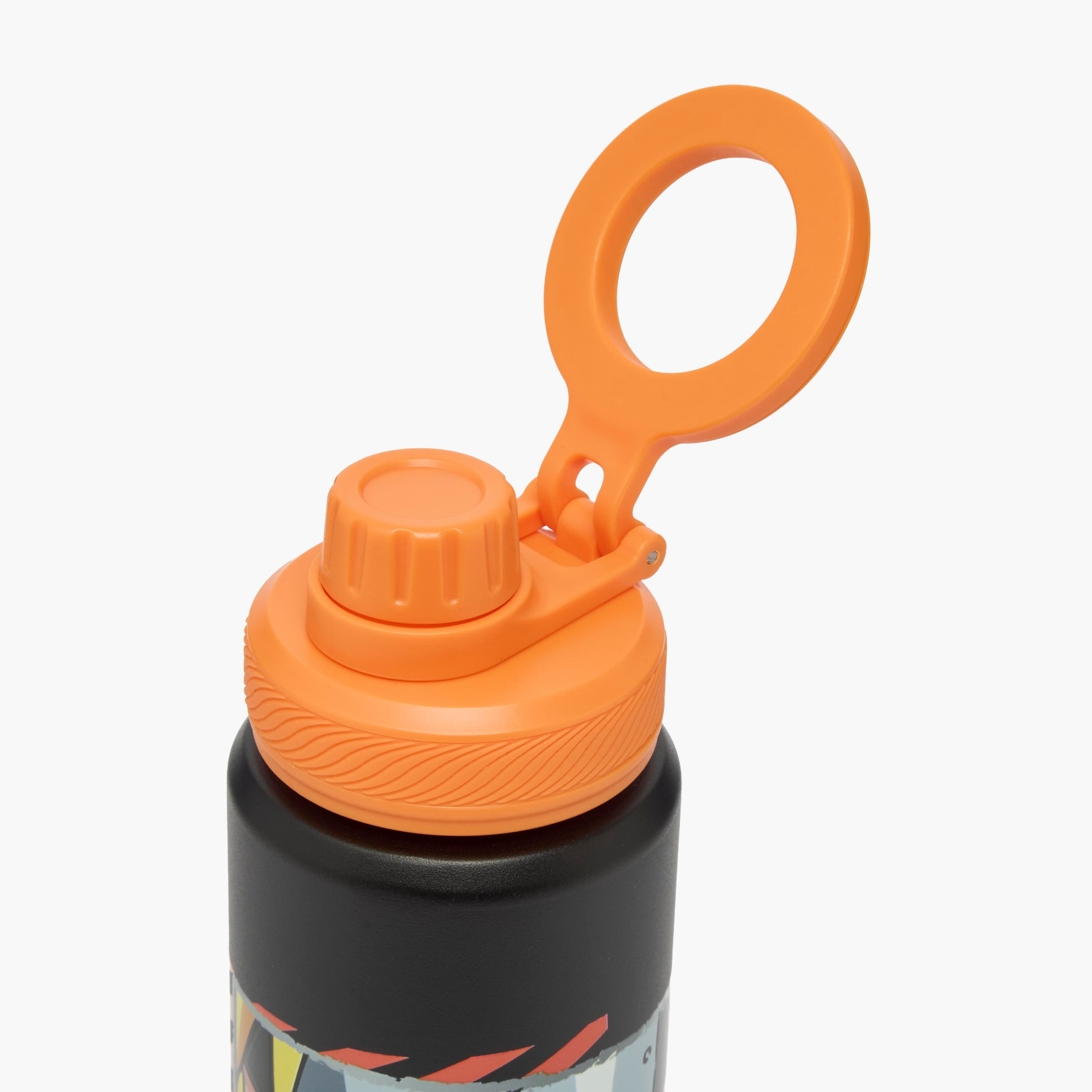 قارورة مياه ستانلس ستيل بحلقة حمل وطبعات تي في طوكيو ناروتو-school-waterbottles-image-4
