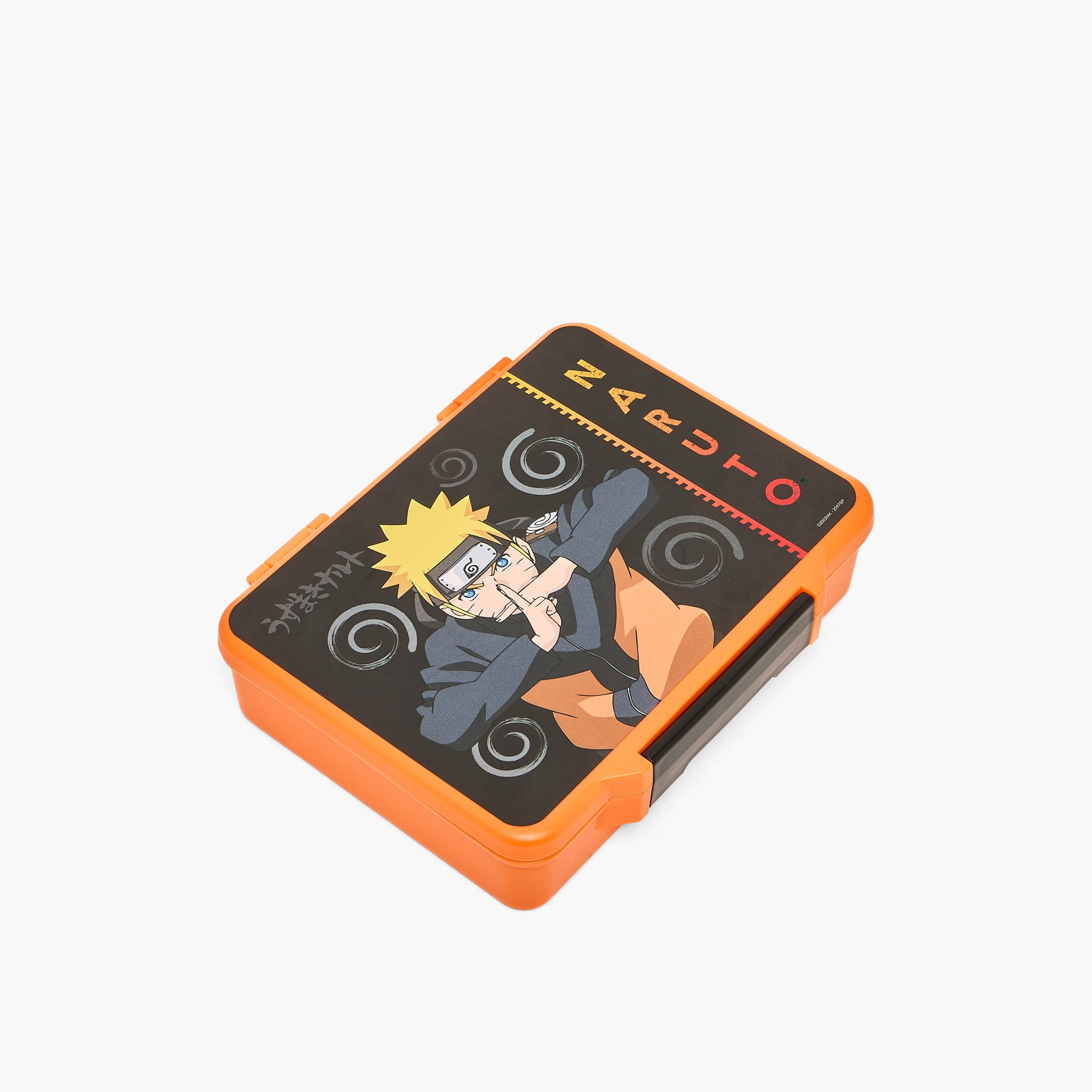 TV Tokyo Naruto Print Bento Lunch Box for Boys with Cutlery-school-lunchessentials-lunchboxes-image-1