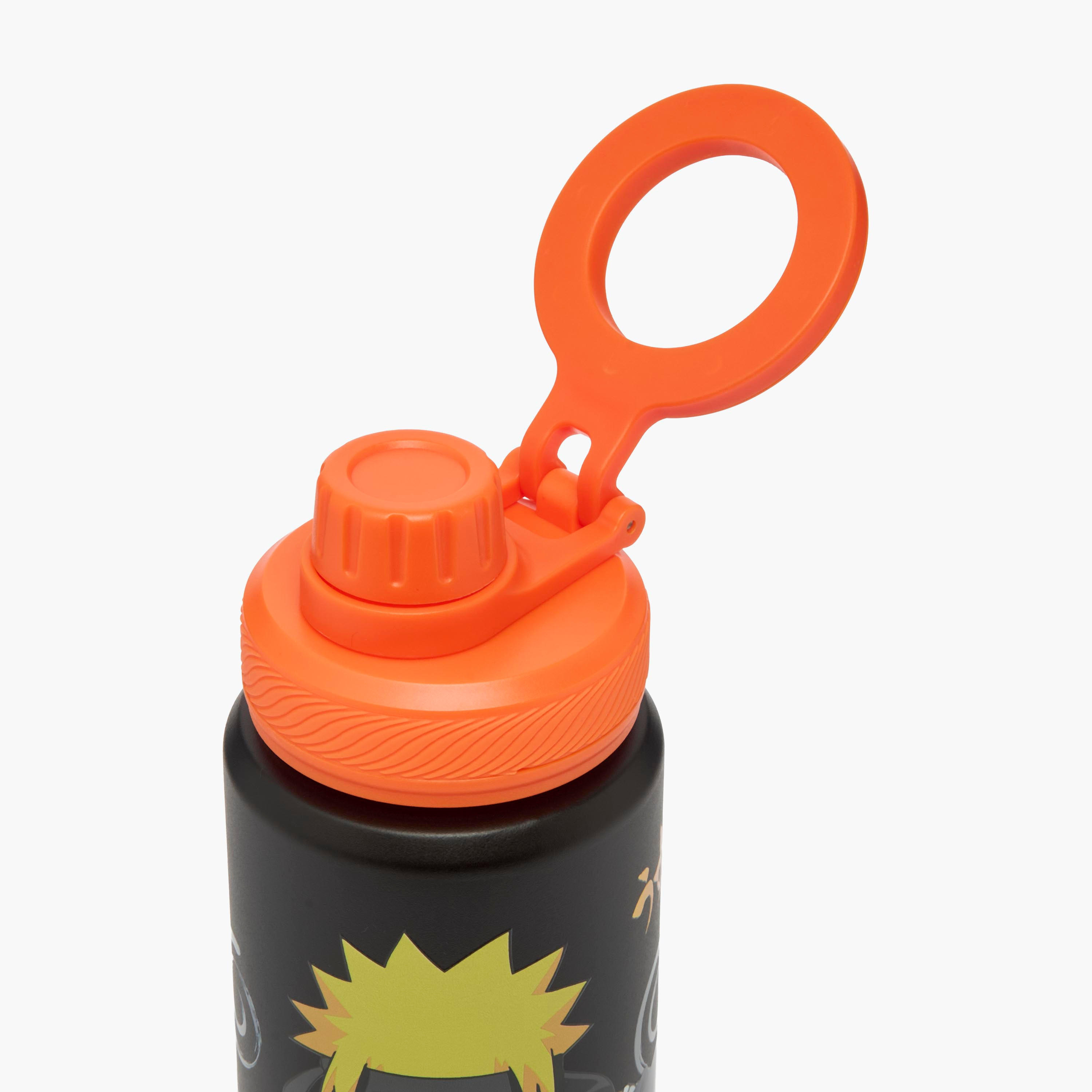 قارورة مياه من الستانلس ستيل بطبعات ناروتو وغطاء بحلقة حمل من تي في طوكيو-school-waterbottles-image-4
