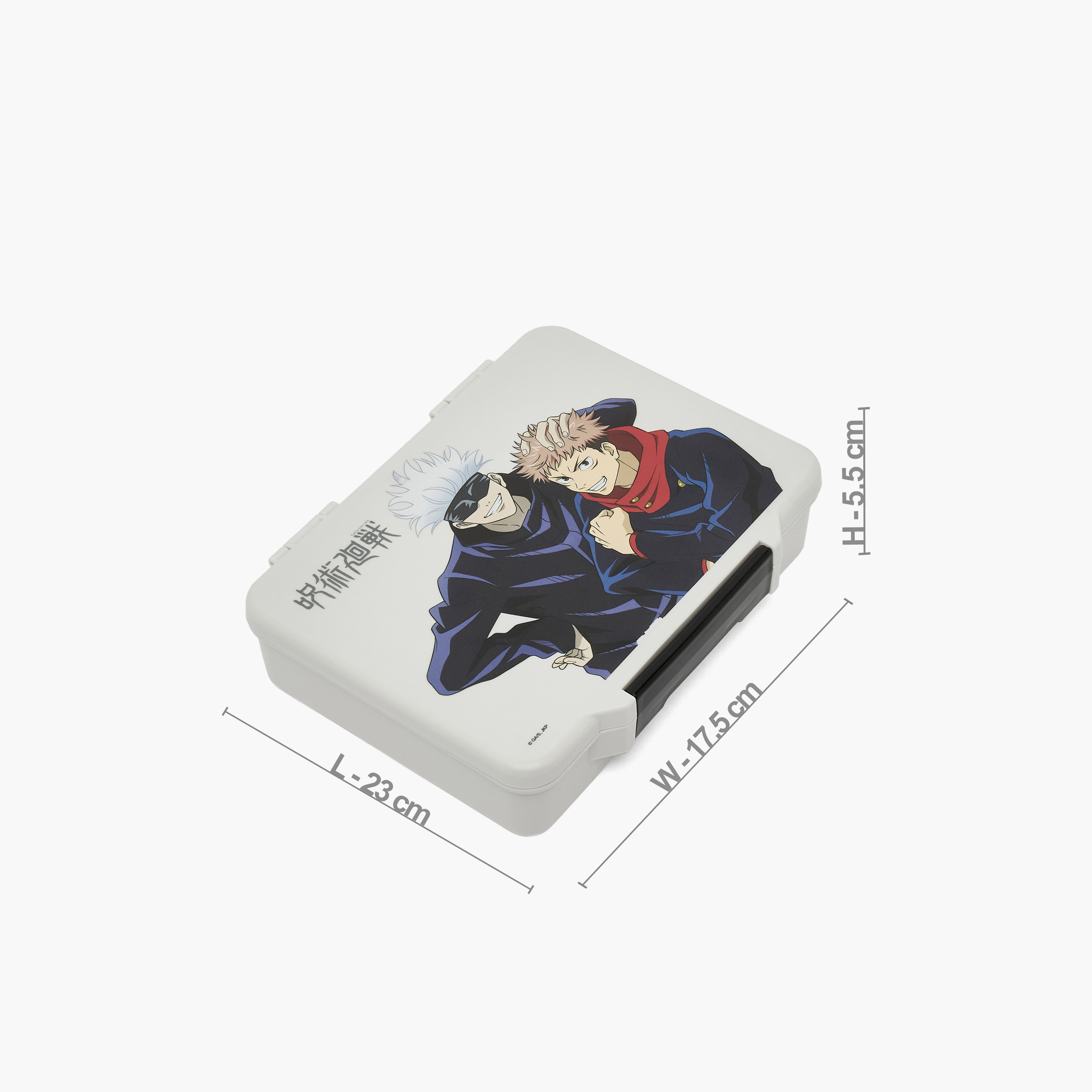 Jujutsu Kaisen Printed Bento Lunch Box for Boys with Cutlery-school-lunchessentials-lunchboxes-image-10