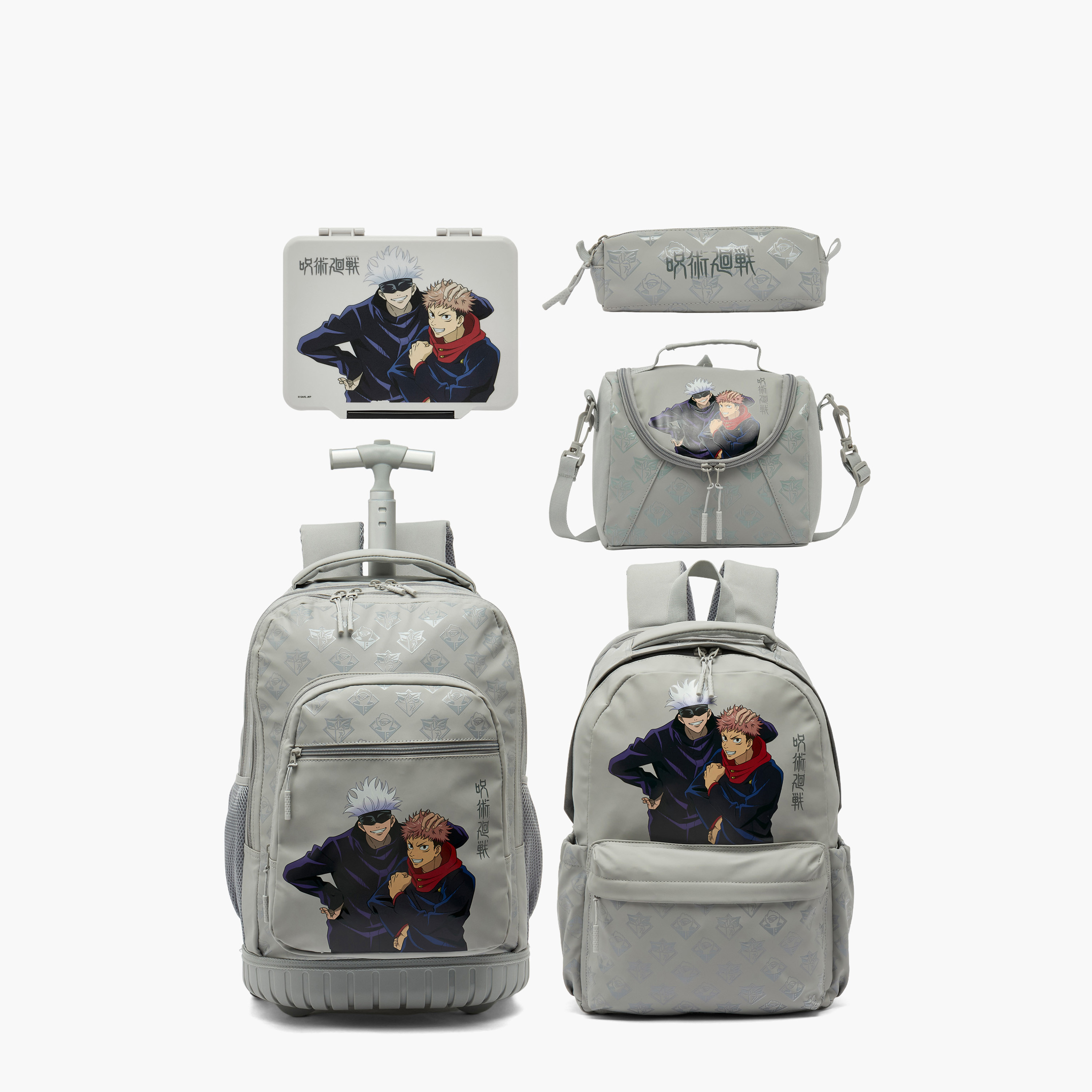 Jujutsu Kaisen Printed Bento Lunch Box for Boys with Cutlery-school-lunchessentials-lunchboxes-image-12