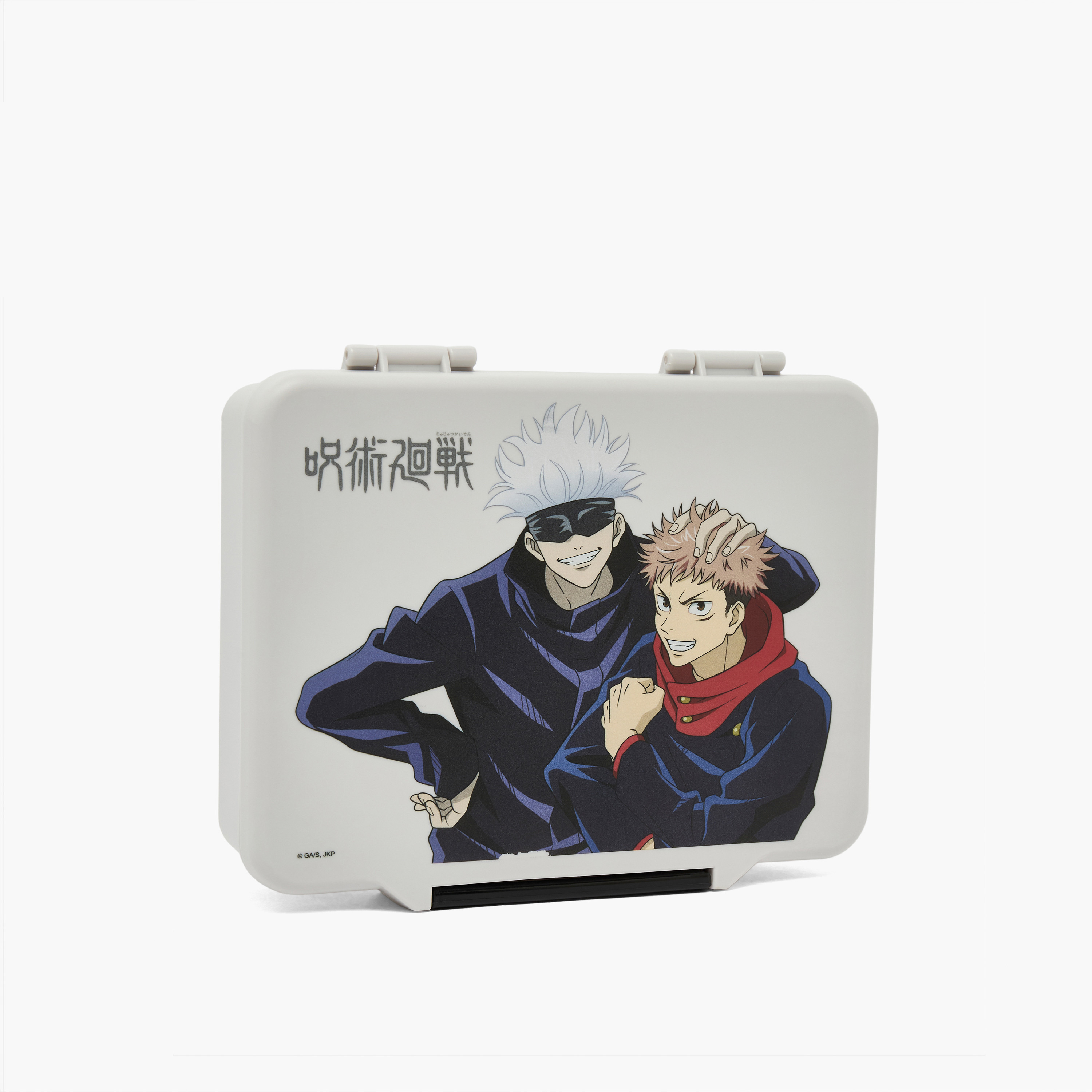 Jujutsu Kaisen Printed Bento Lunch Box for Boys with Cutlery-school-lunchessentials-lunchboxes-image-4