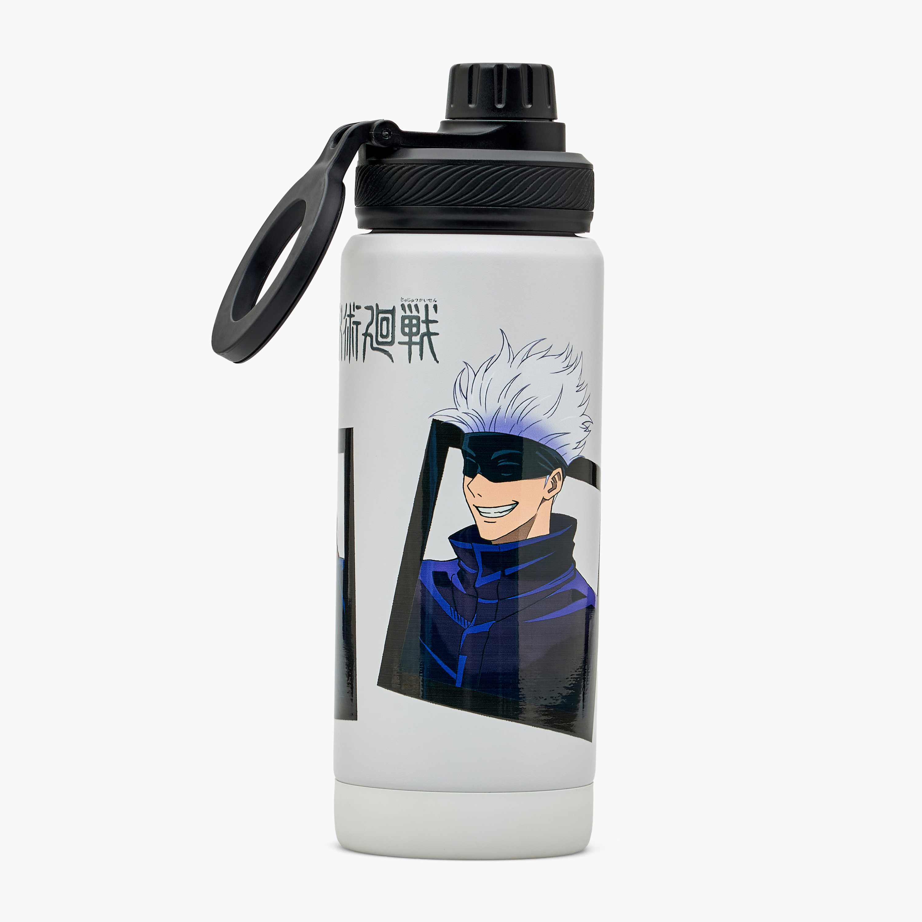 Jujutsu Kaisen Printed Stainless Steel Water Bottle with Spout and Handle-school-waterbottles-image-8