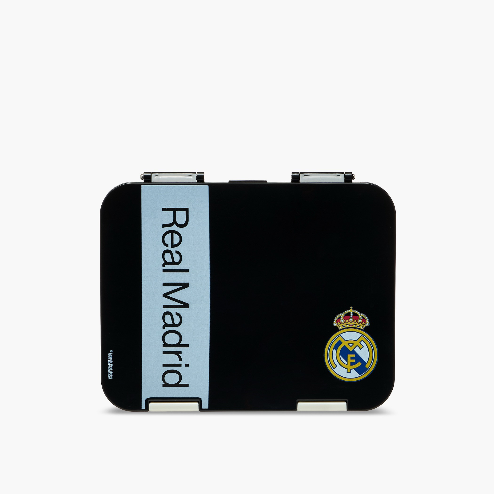 صندوق غداء بينتو بطبعات شعار ريال مدريد وغطاء بمشبك إغلاق للأولاد-school-lunchessentials-lunchboxes-image-4