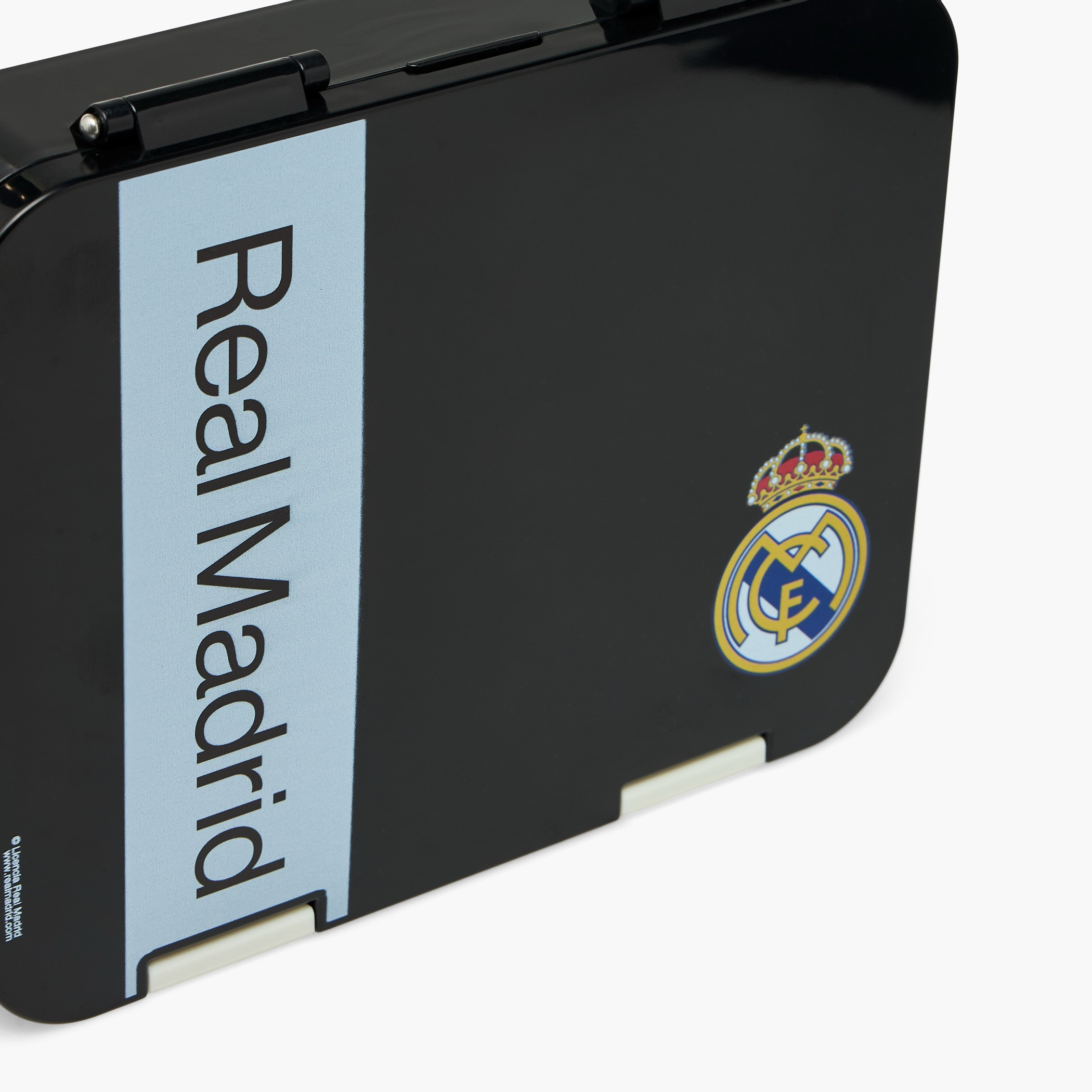 صندوق غداء بينتو بطبعات شعار ريال مدريد وغطاء بمشبك إغلاق للأولاد-school-lunchessentials-lunchboxes-image-5