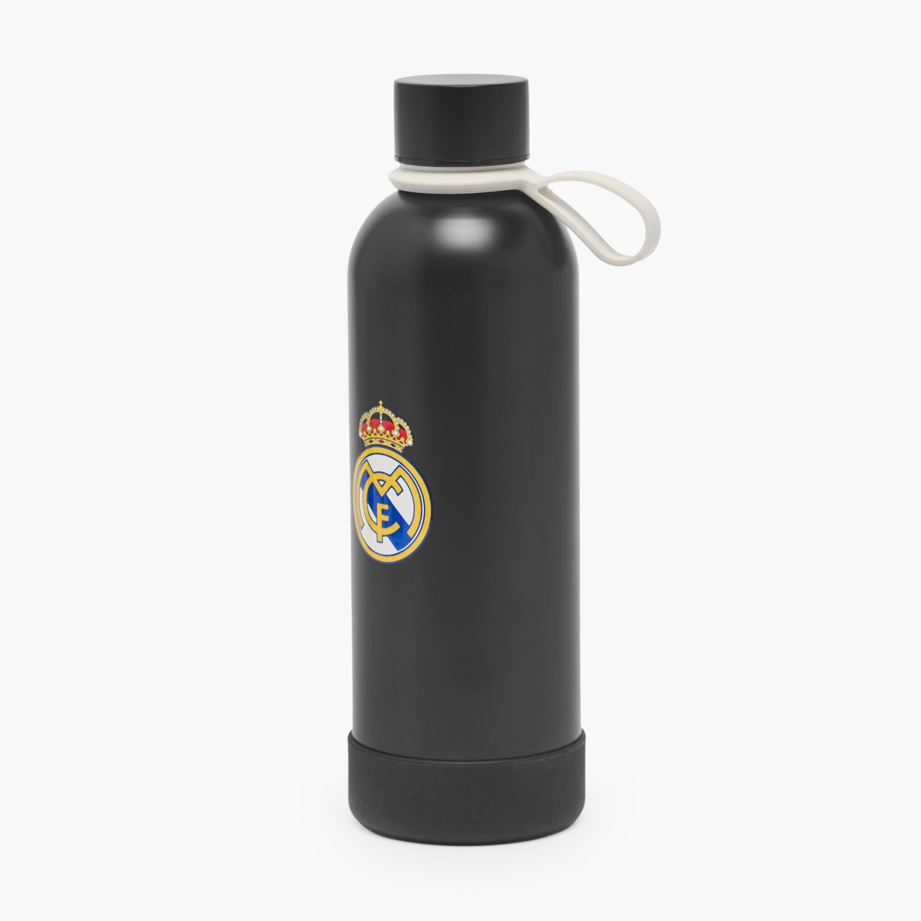 قارورة مياه ستانلس ستيل بطبعات شعار ريال مدريد مع فوهة عريضة وحلقة حمل-school-waterbottles-image-6