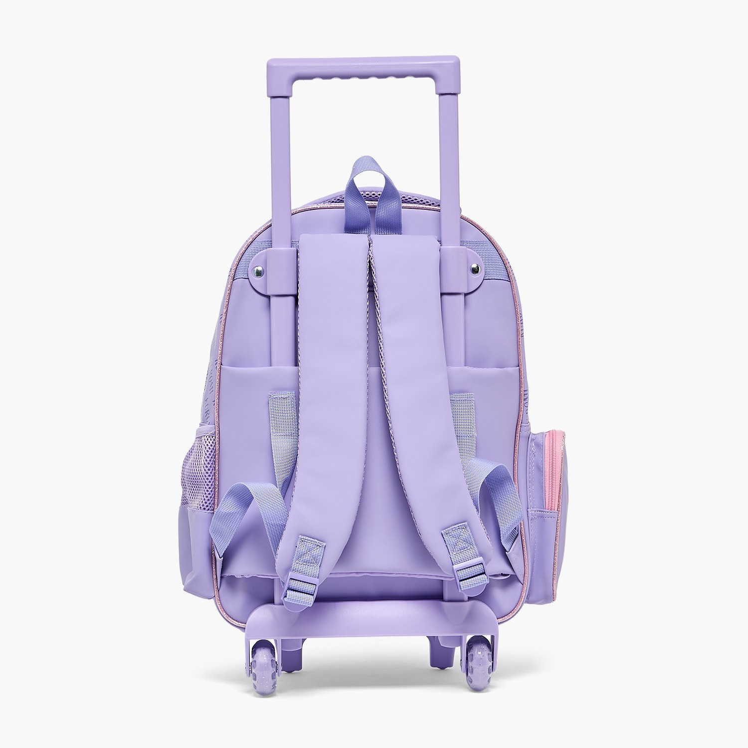 Sanrio Kuromi Print Trolley Bag for Girls 5-8 Years Retractable Handle - 19 inches-school-bagsandbackpacks-trolleybags-image-9