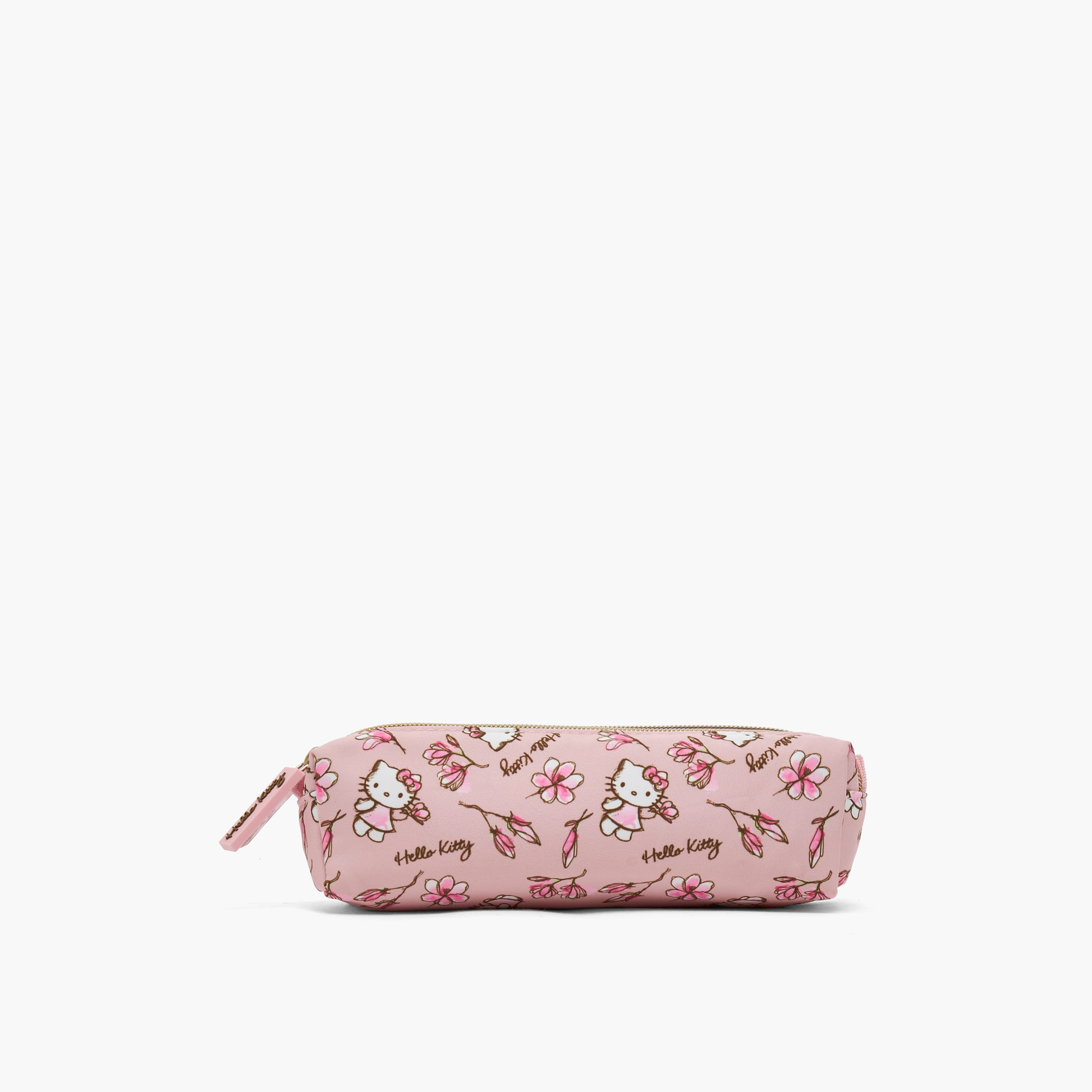 Sanrio Hello Kitty Print Pencil Pouch with 2 Compartment-school-stationery-pencilcases-image-1