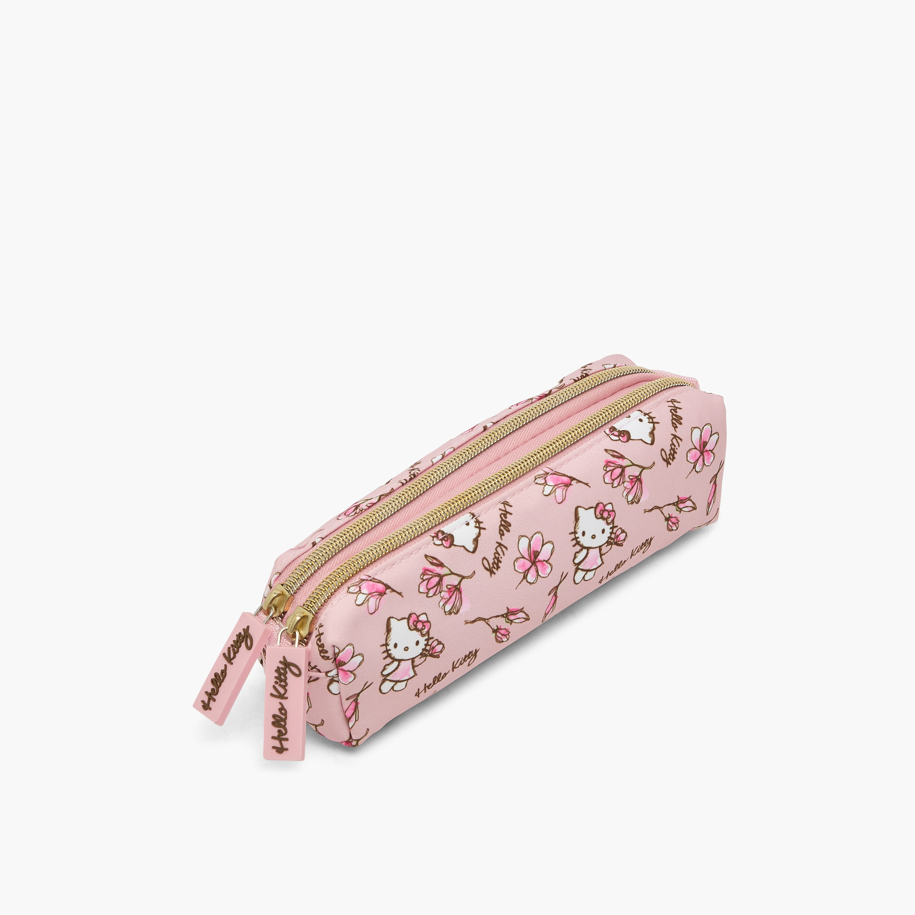 Sanrio Hello Kitty Print Pencil Pouch with 2 Compartment-school-stationery-pencilcases-image-2