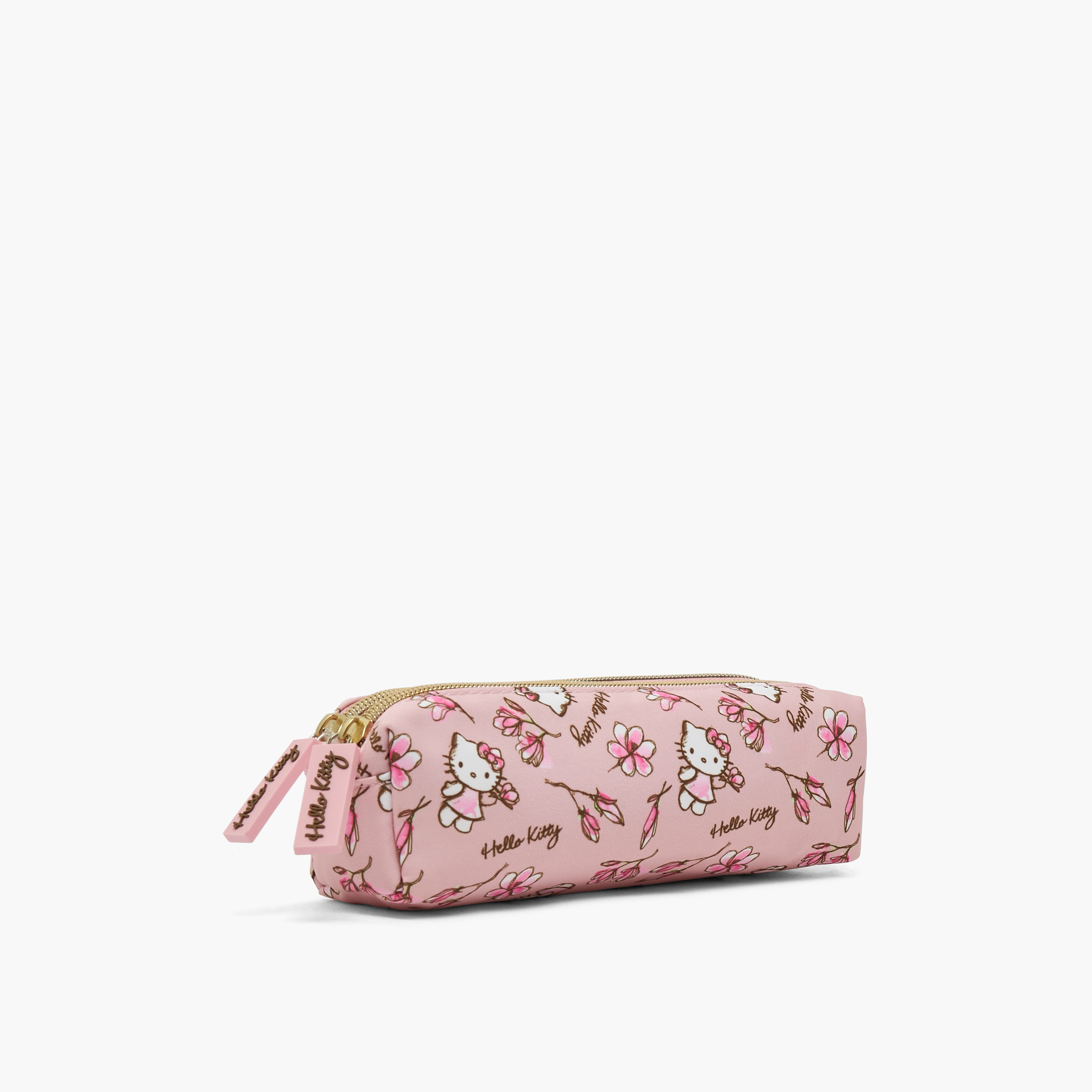 Sanrio Hello Kitty Print Pencil Pouch with 2 Compartment-school-stationery-pencilcases-image-3