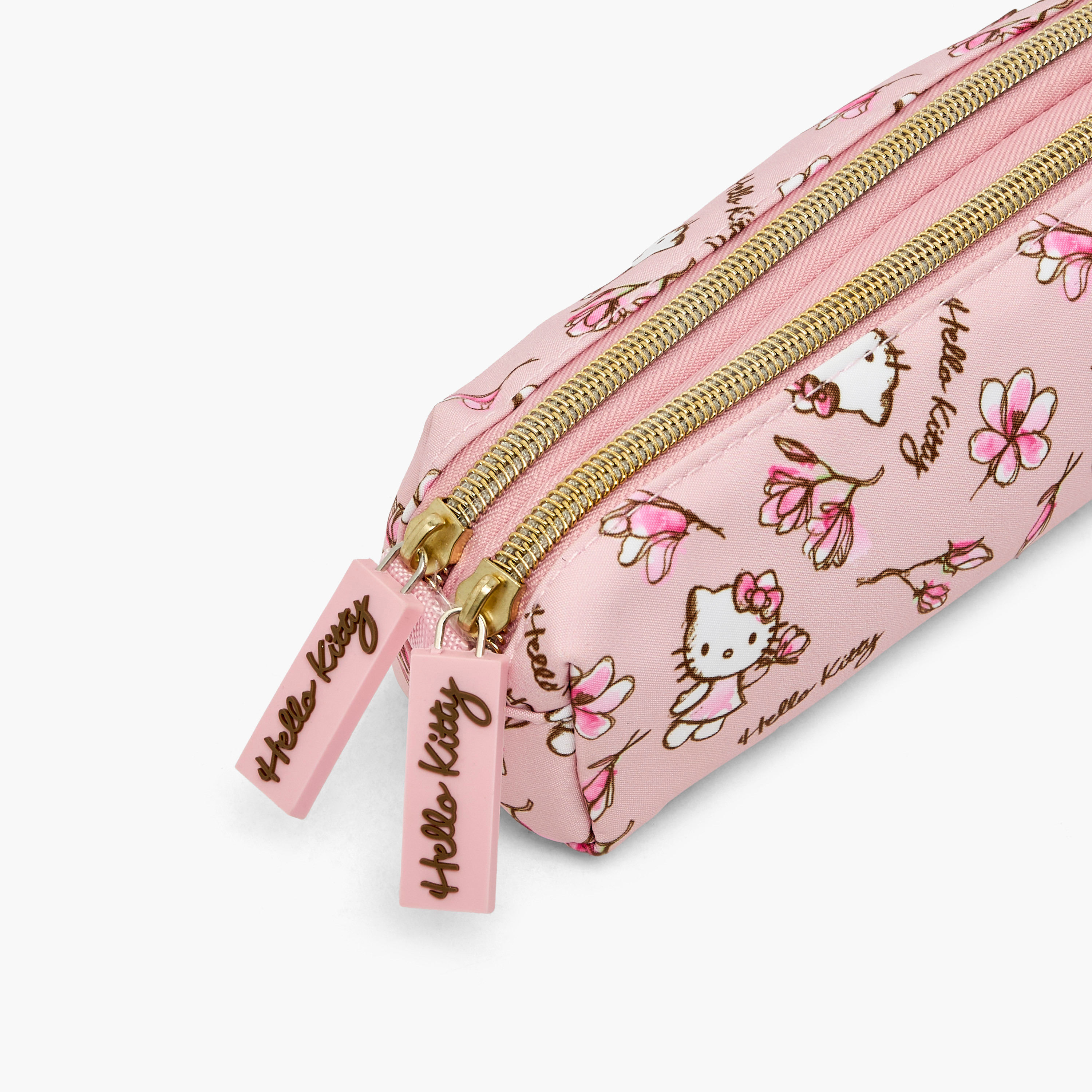 Sanrio Hello Kitty Print Pencil Pouch with 2 Compartment-school-stationery-pencilcases-image-5