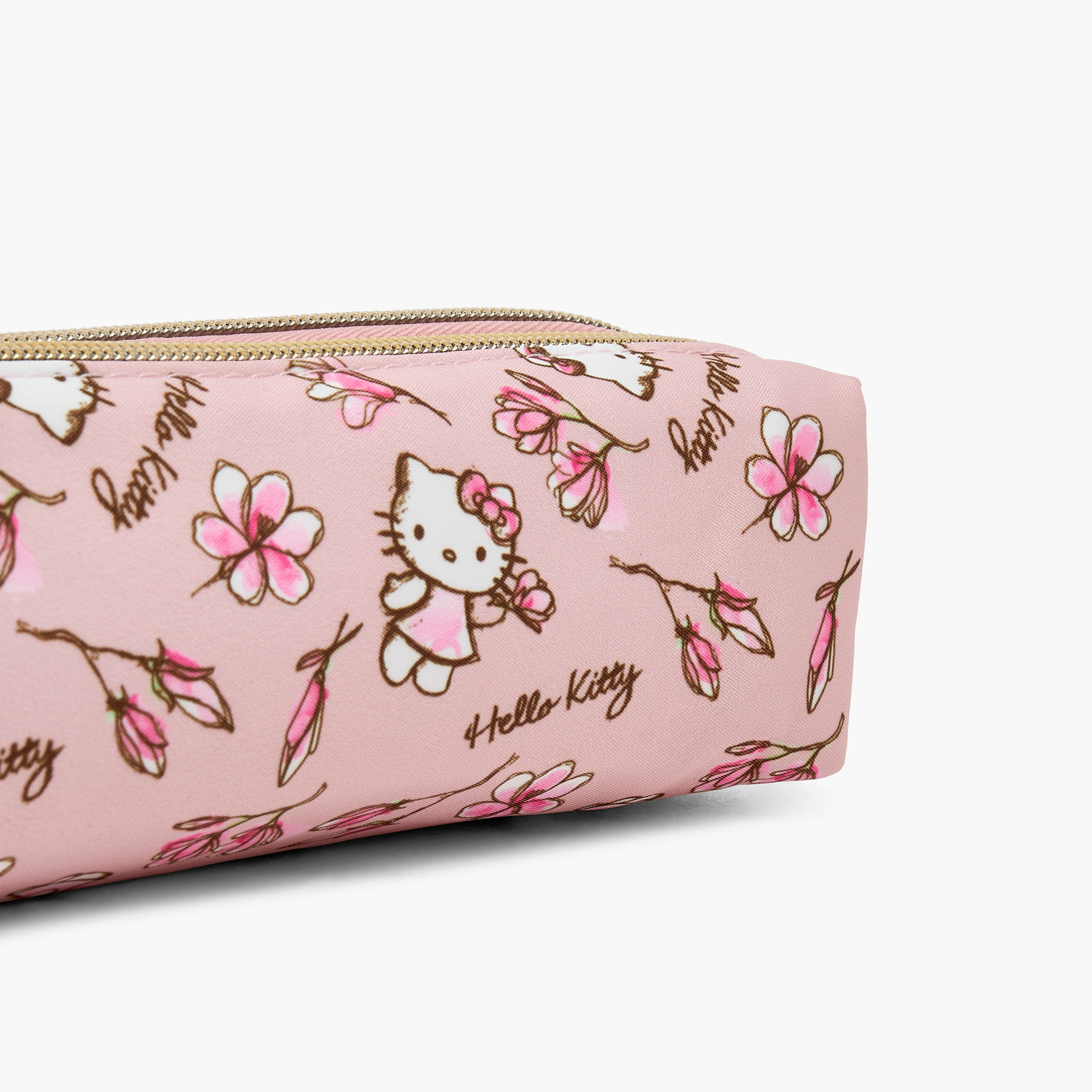 Sanrio Hello Kitty Print Pencil Pouch with 2 Compartment-school-stationery-pencilcases-image-6
