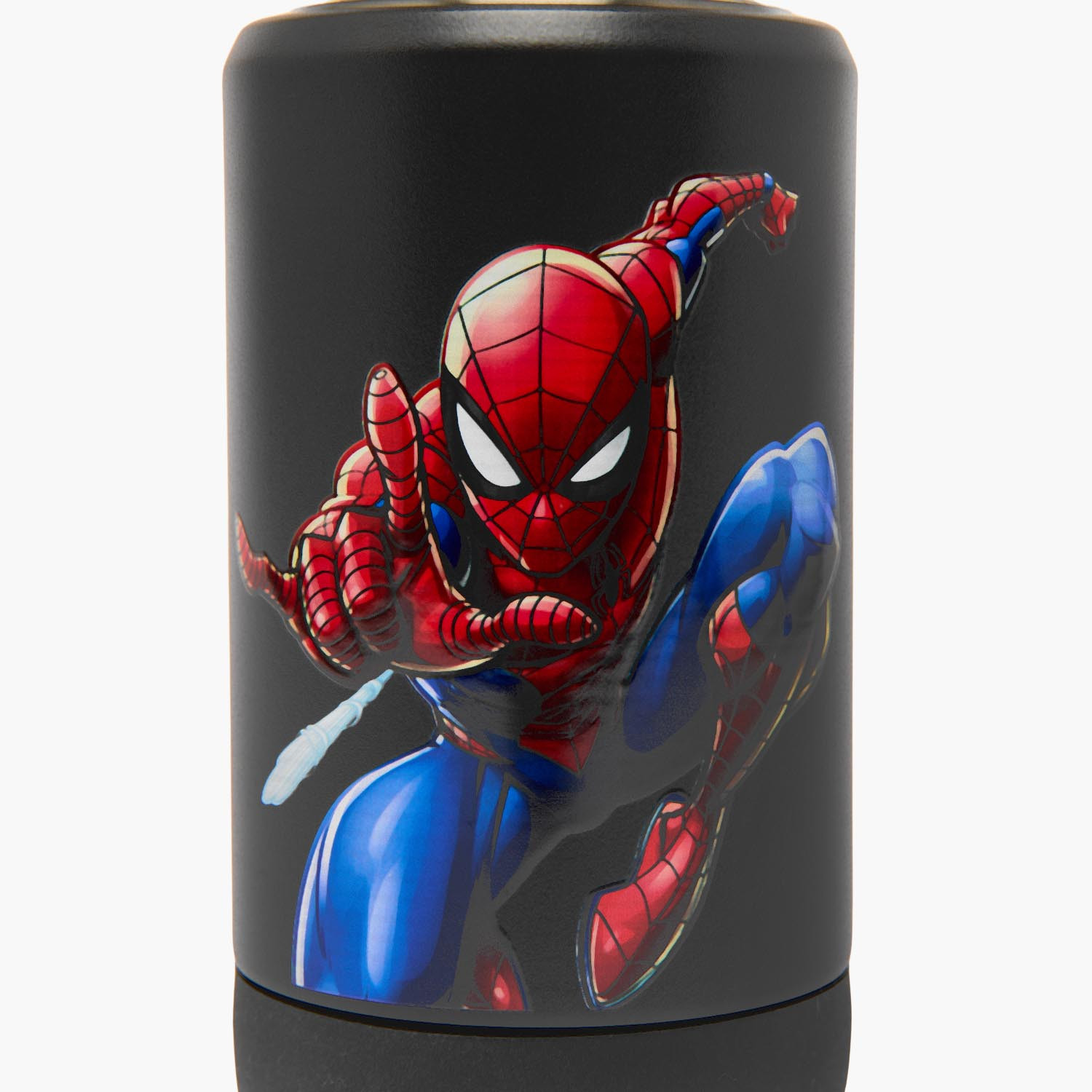 Spider-Man Print Stainless Steel Water Bottle with Straw Spout and Handle-school-waterbottles-image-8