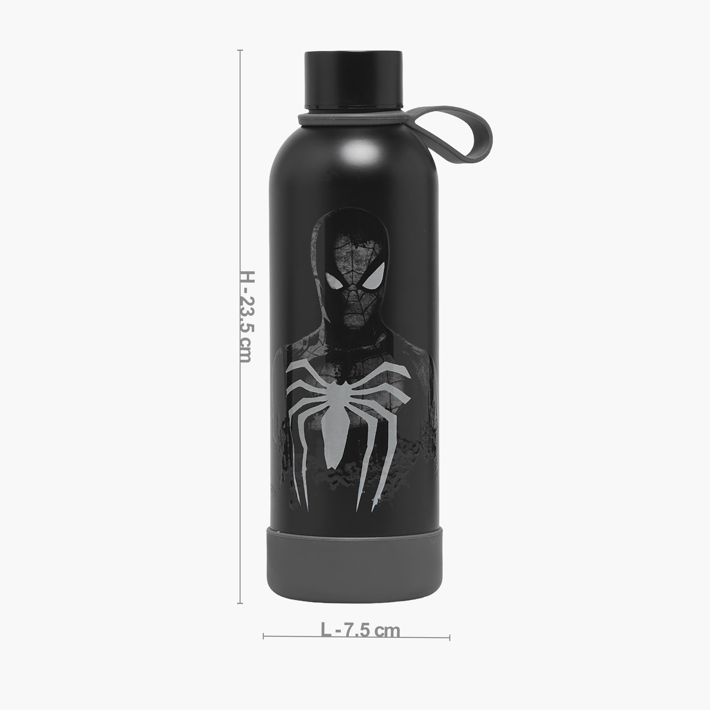 قارورة مياه ستانلس ستيل بمقبض حلقة وطبعات سبايدر مان-school-waterbottles-image-3