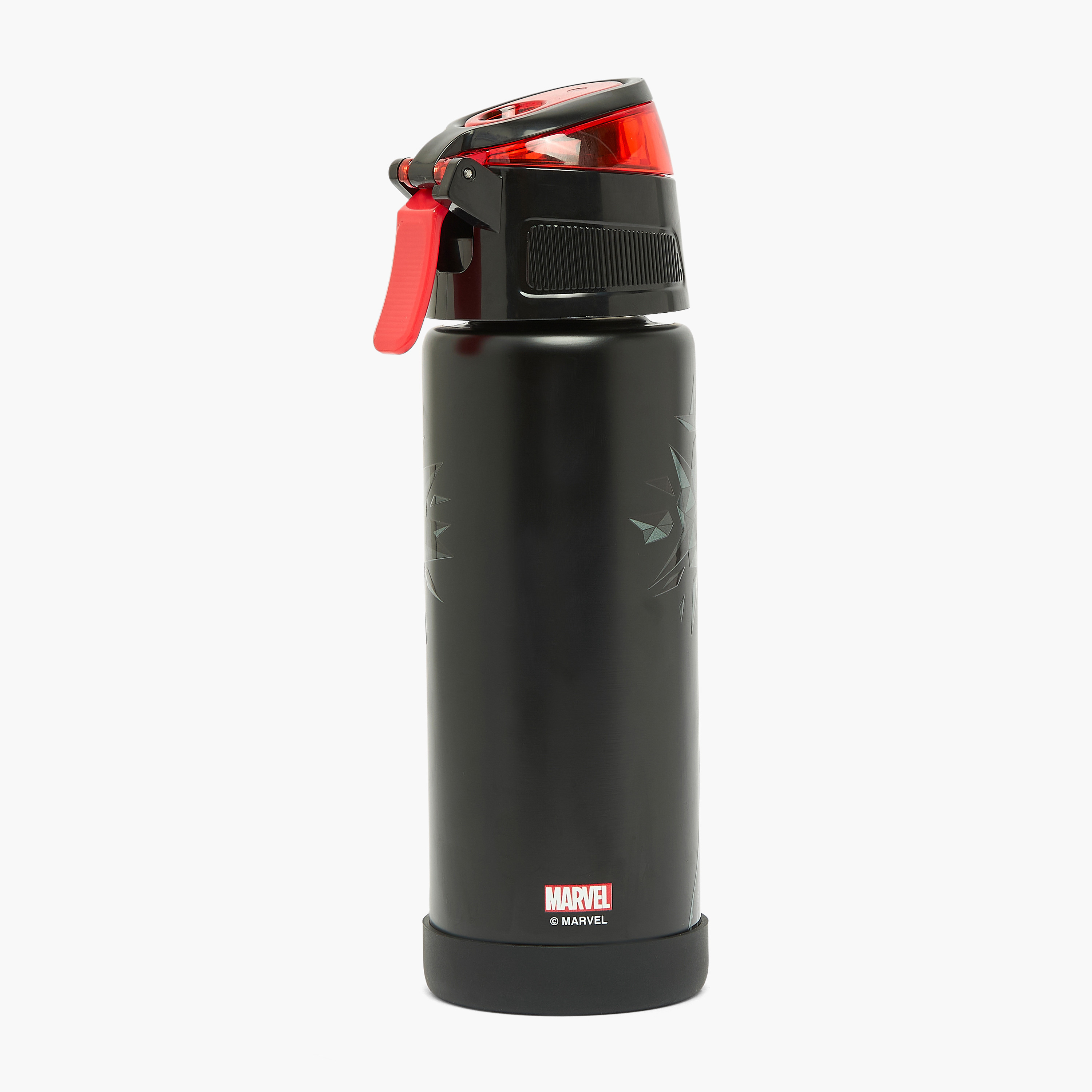 قارورة مياه ستانلس ستيل بطبعات سبايدرمان وغطاء حمل وفوهة-school-waterbottles-image-3