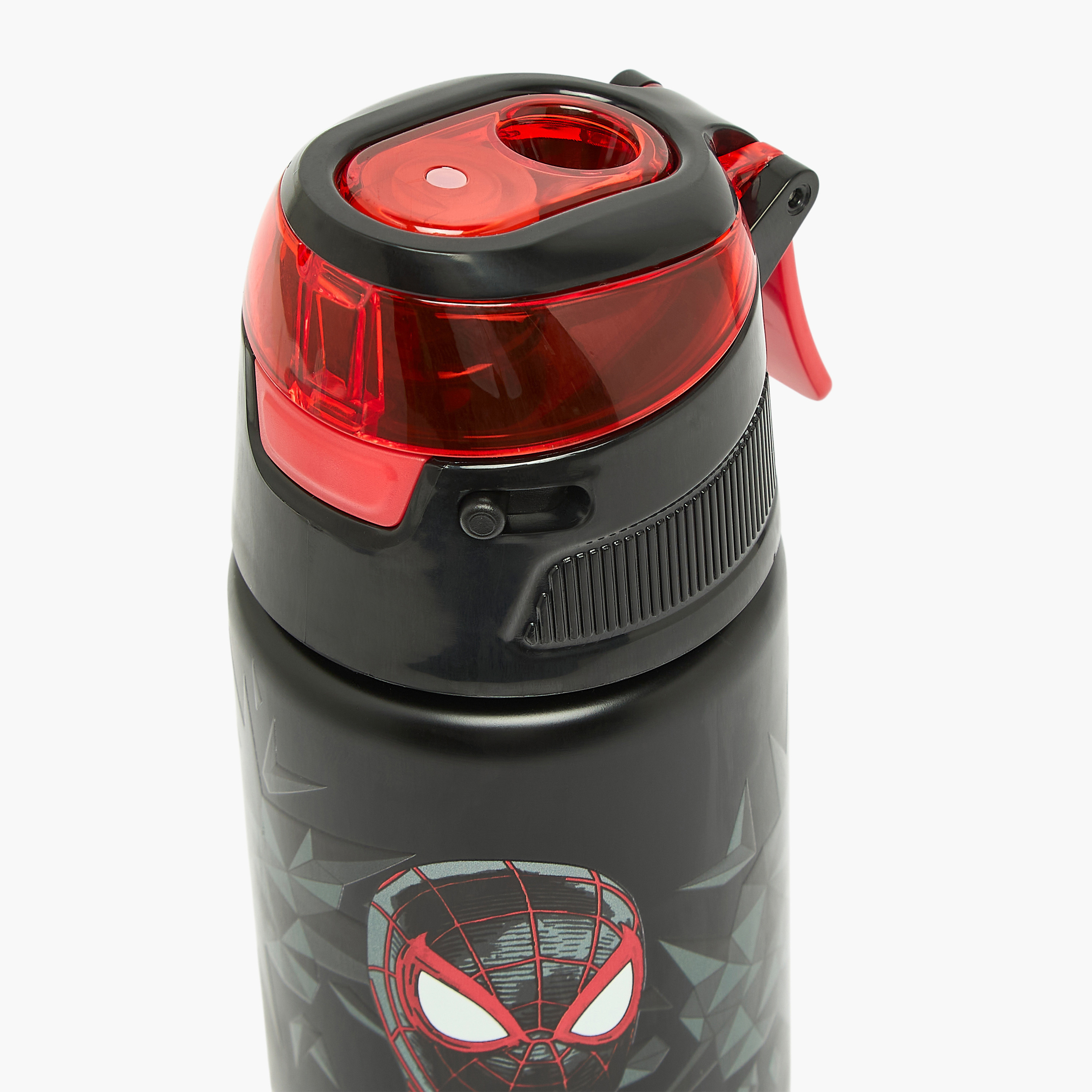 قارورة مياه ستانلس ستيل بطبعات سبايدرمان وغطاء حمل وفوهة-school-waterbottles-image-4