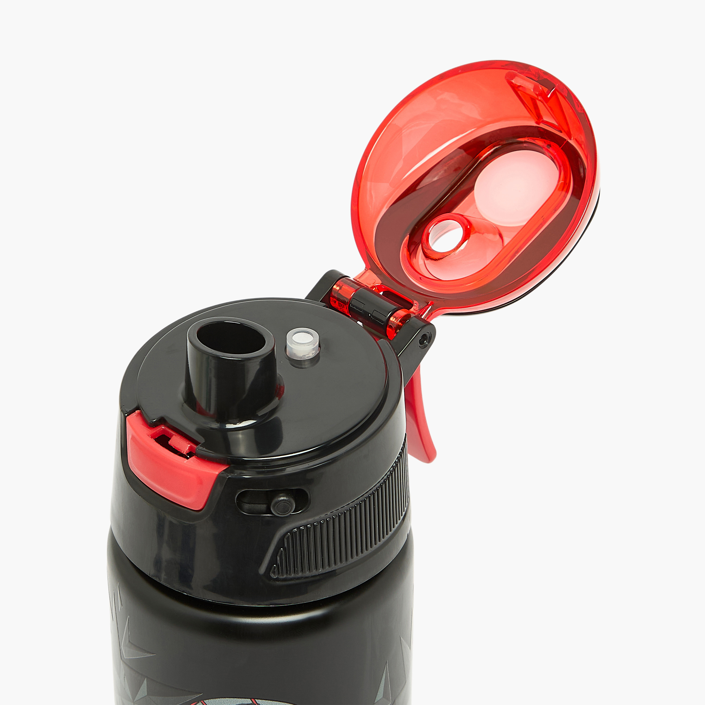 قارورة مياه ستانلس ستيل بطبعات سبايدرمان وغطاء حمل وفوهة-school-waterbottles-image-6