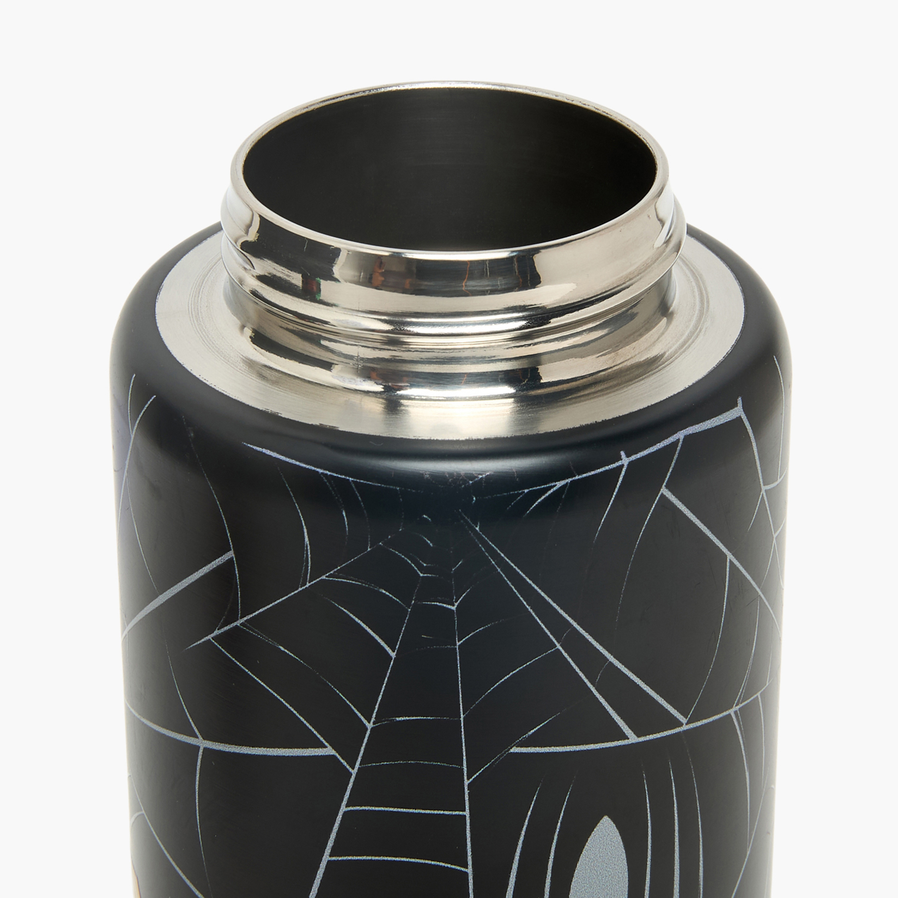 Spider-Man Print Stainless Steel Water Bottle with Spout and Carry Loop-school-waterbottles-image-5