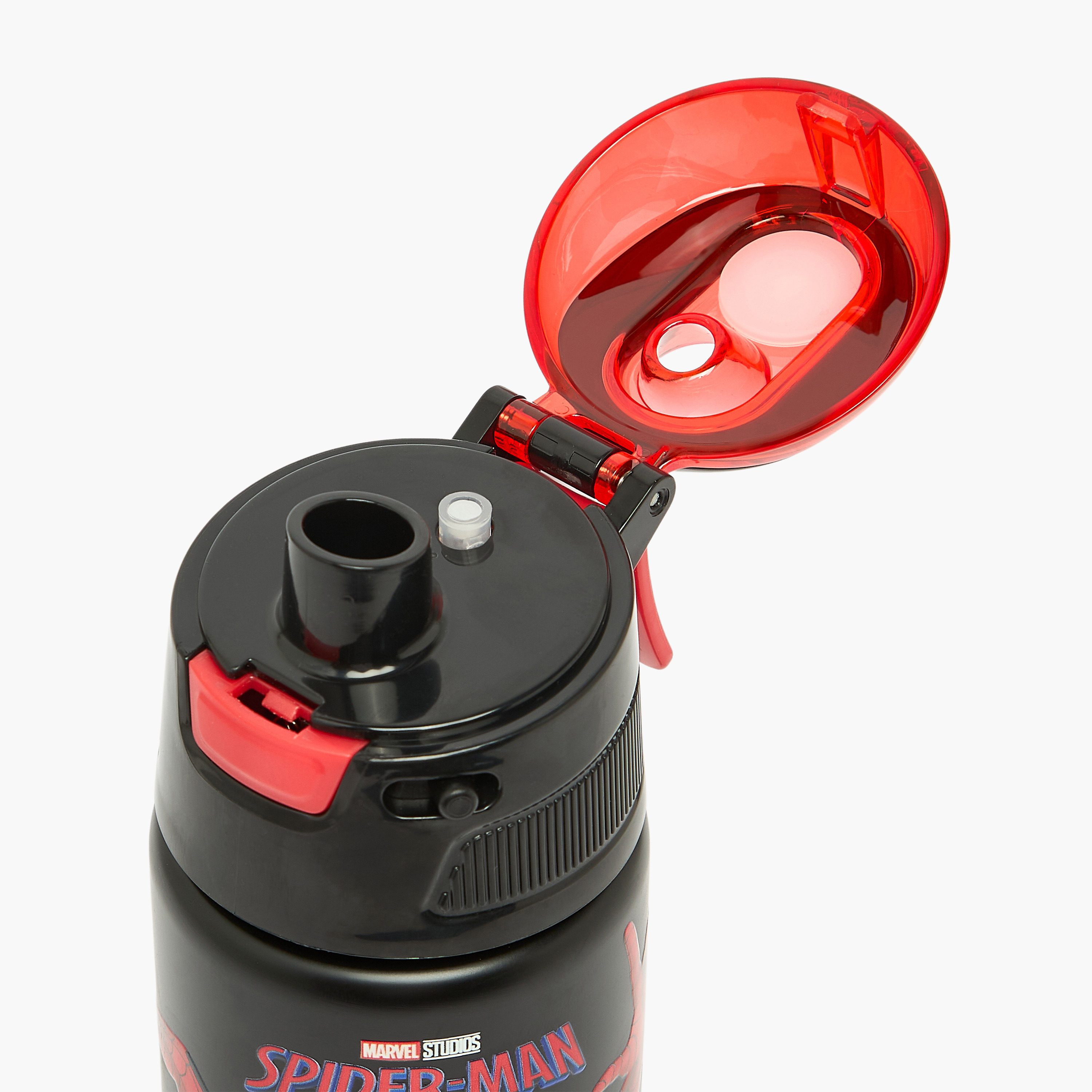 قارورة مياه ستانلس ستيل بفوهة وغطاء حمل وطبعات سبايدر مان-school-waterbottles-image-6