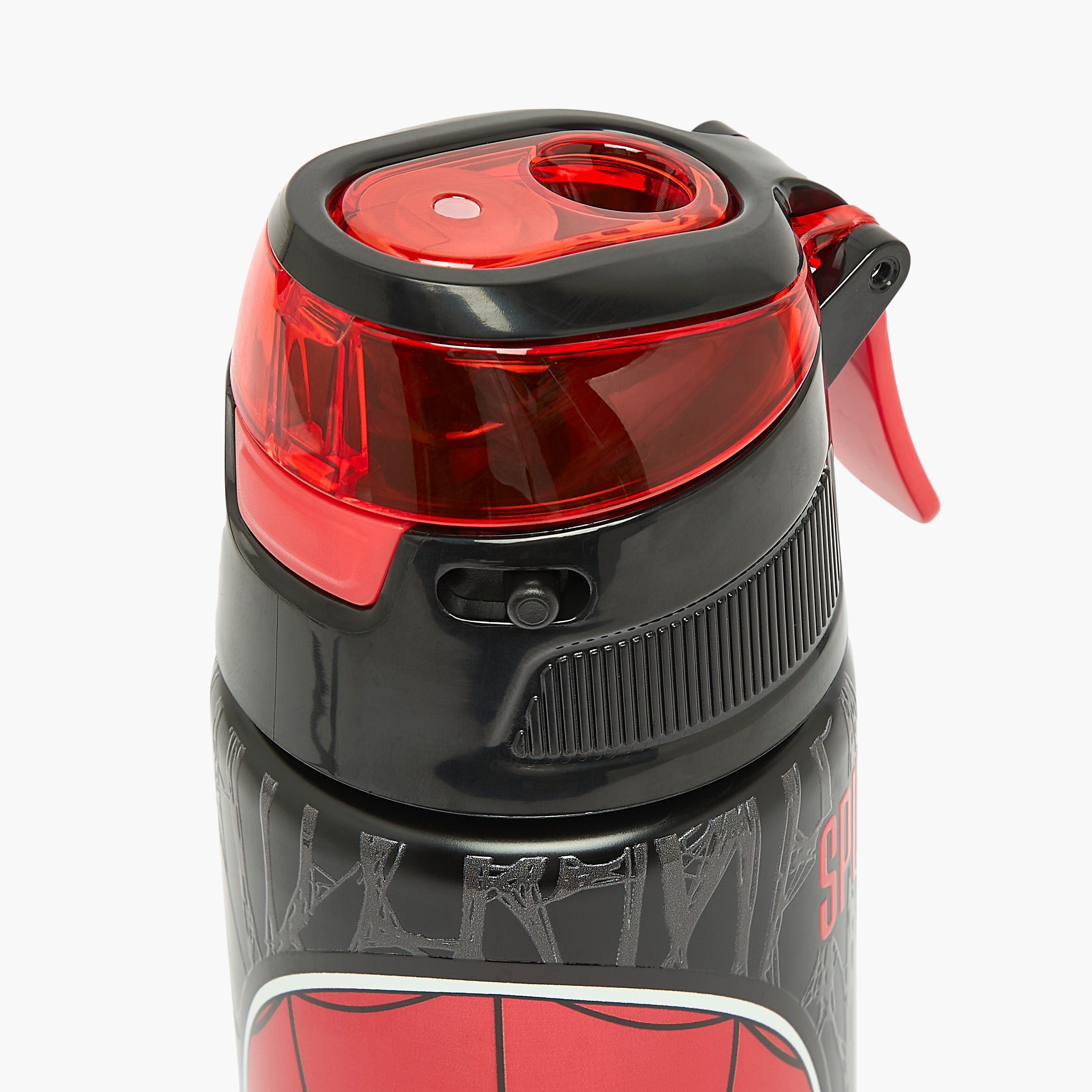 Spider-Man Print Stainless Steel Water Bottle with Spout and Carry Lid-school-waterbottles-image-4