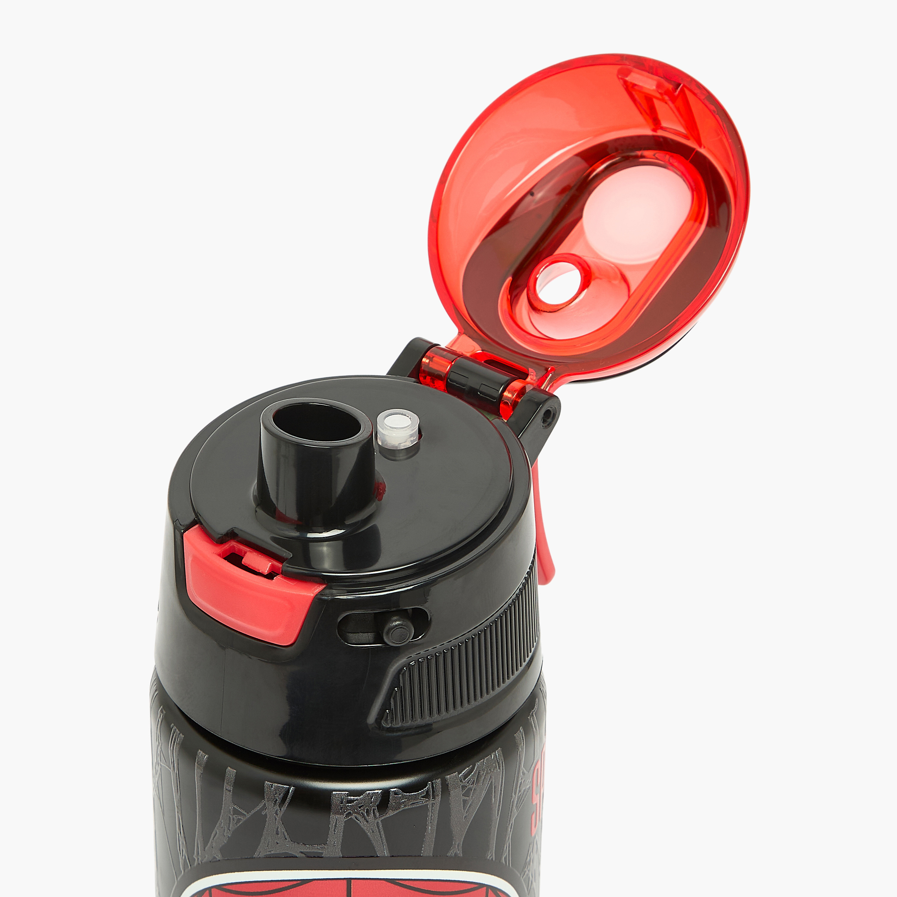 Spider-Man Print Stainless Steel Water Bottle with Spout and Carry Lid-school-waterbottles-image-6