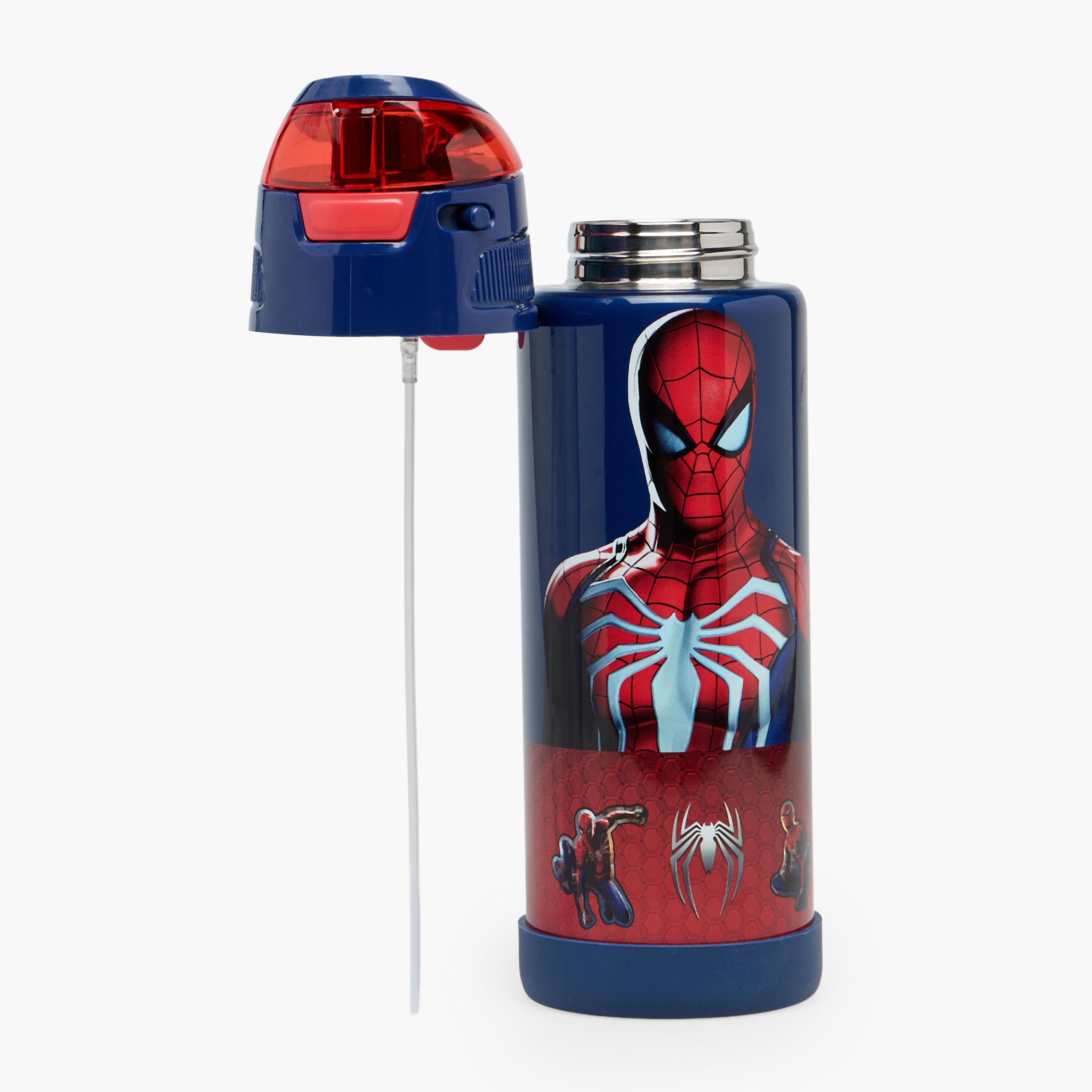 Spider-Man Stainless Steel Water Bottle with Spout-school-waterbottles-image-2