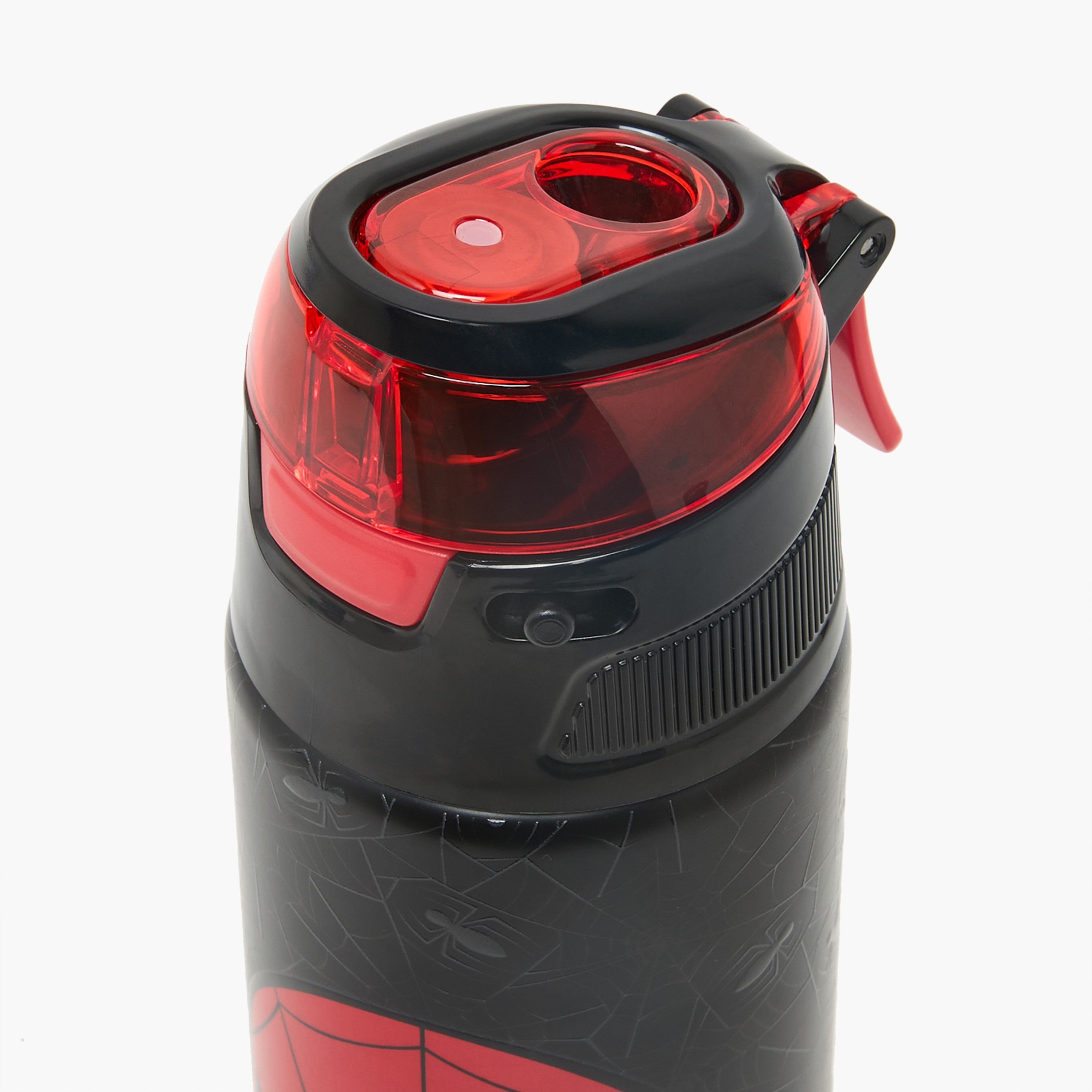 قارورة مياه ستانليس ستيل بفوهة وحلقة حمل وطبعات سبايدرمان-school-waterbottles-image-4