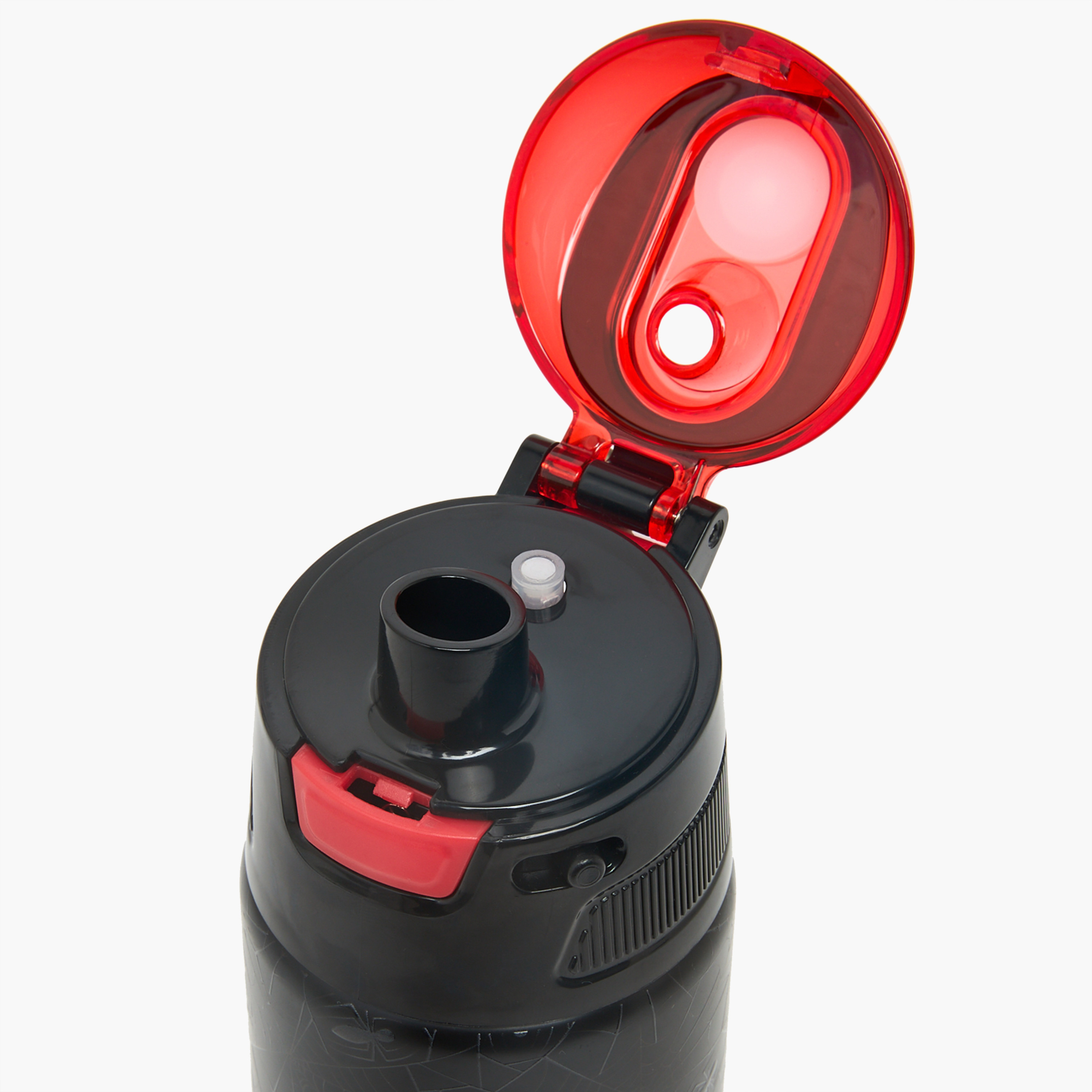 قارورة مياه ستانليس ستيل بفوهة وحلقة حمل وطبعات سبايدرمان-school-waterbottles-image-6