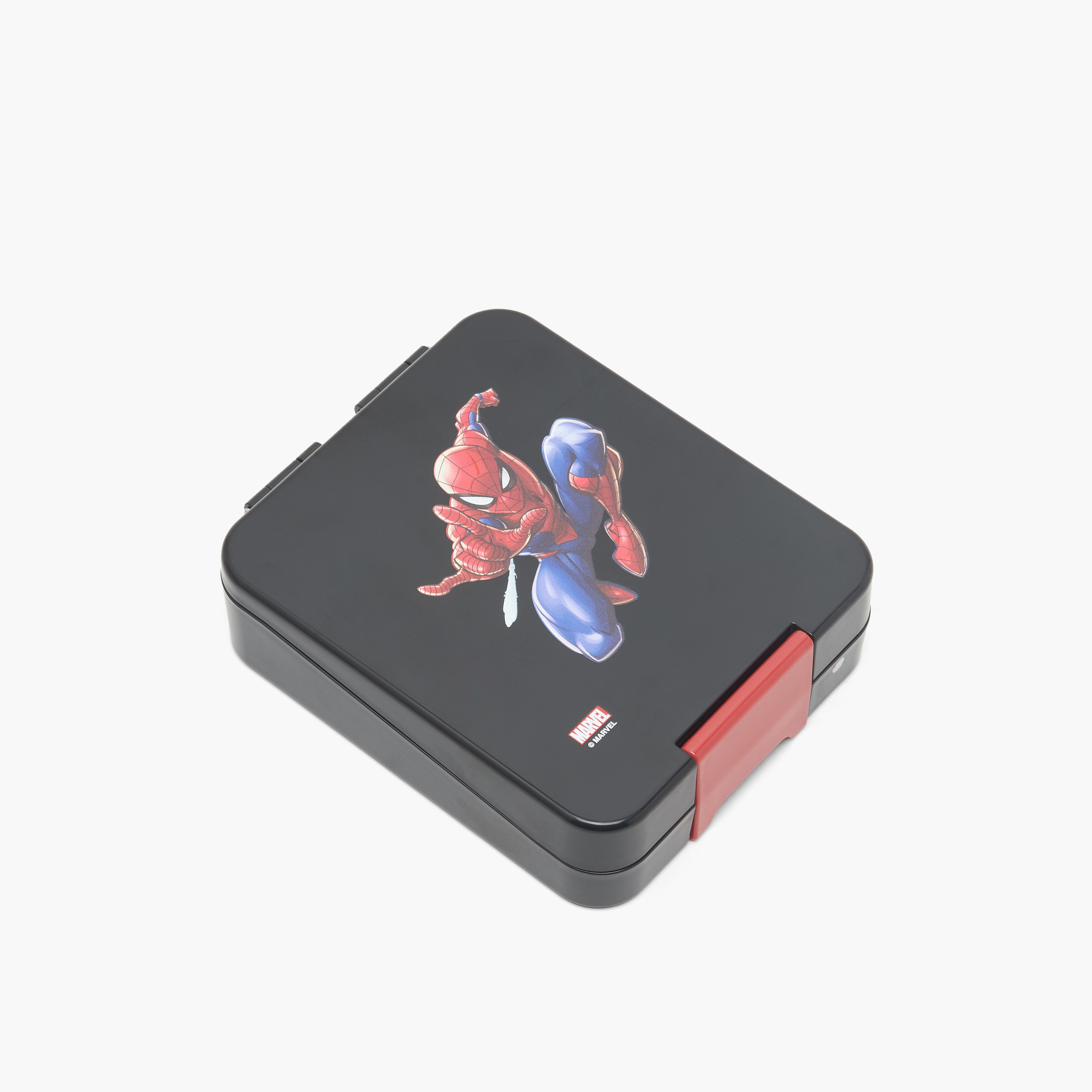 Spider-Man Print Sandwich Box for Boys 2-5 Years with 3 Compartments-school-lunchessentials-lunchboxes-image-1