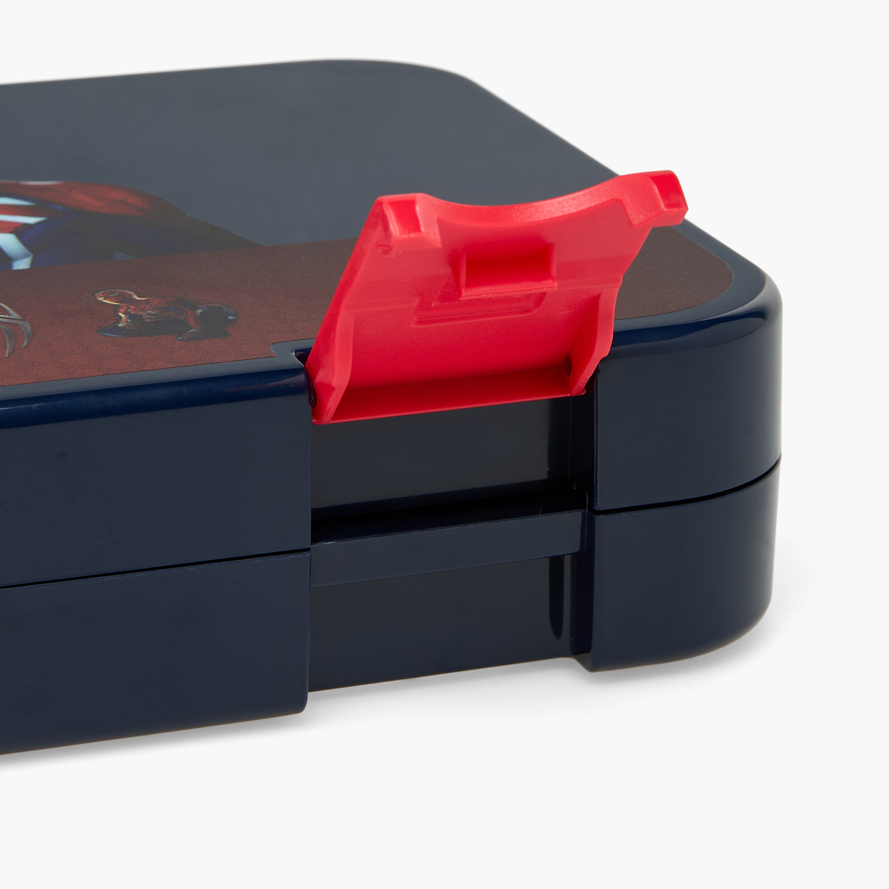 Spider-Man Print Bento Lunch Box for Boys with Clip Lock Lid - 750 ml-school-lunchessentials-lunchboxes-image-8