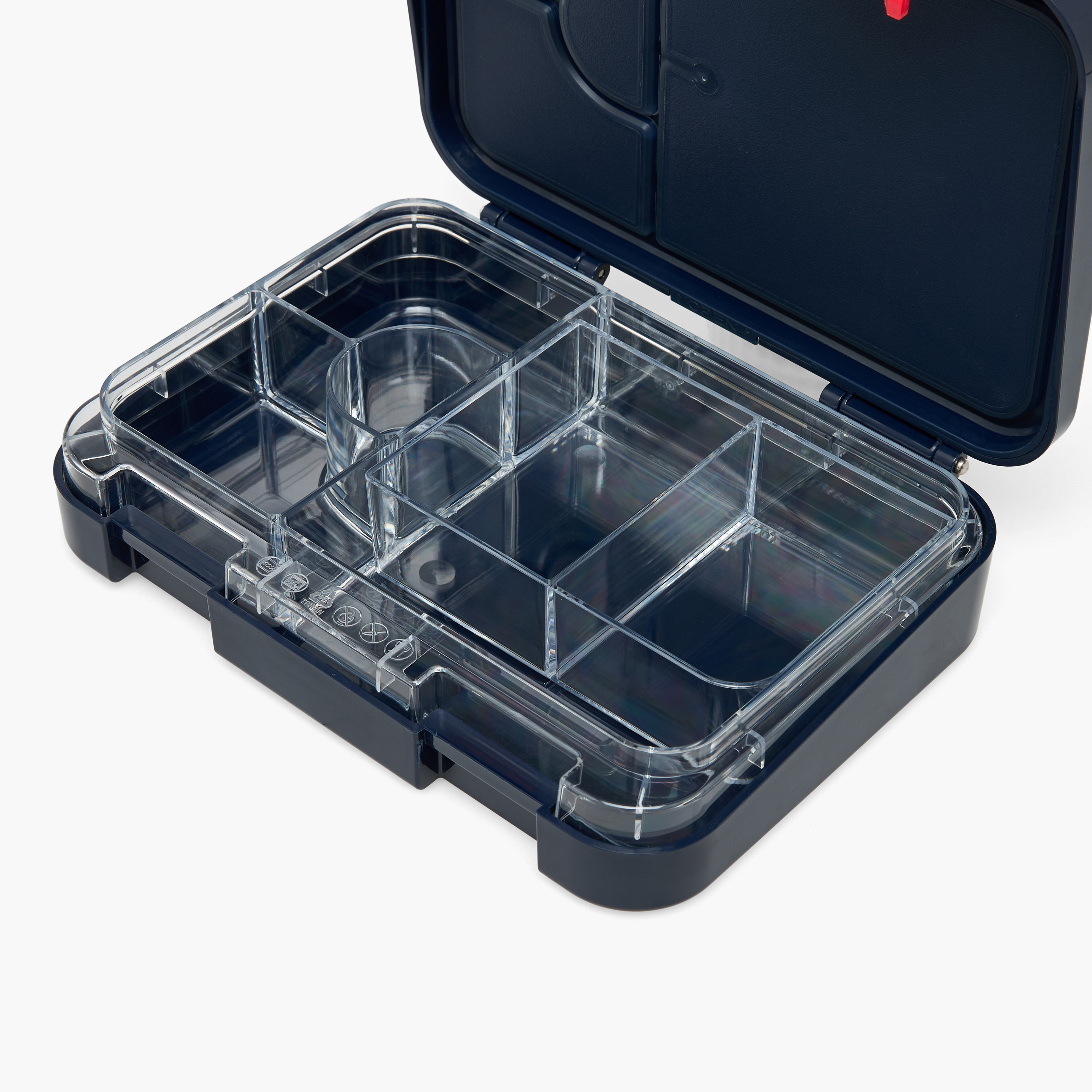 Spider-Man Print Bento Lunch Box for Boys with Clip Lock Lid - 750 ml-school-lunchessentials-lunchboxes-image-9