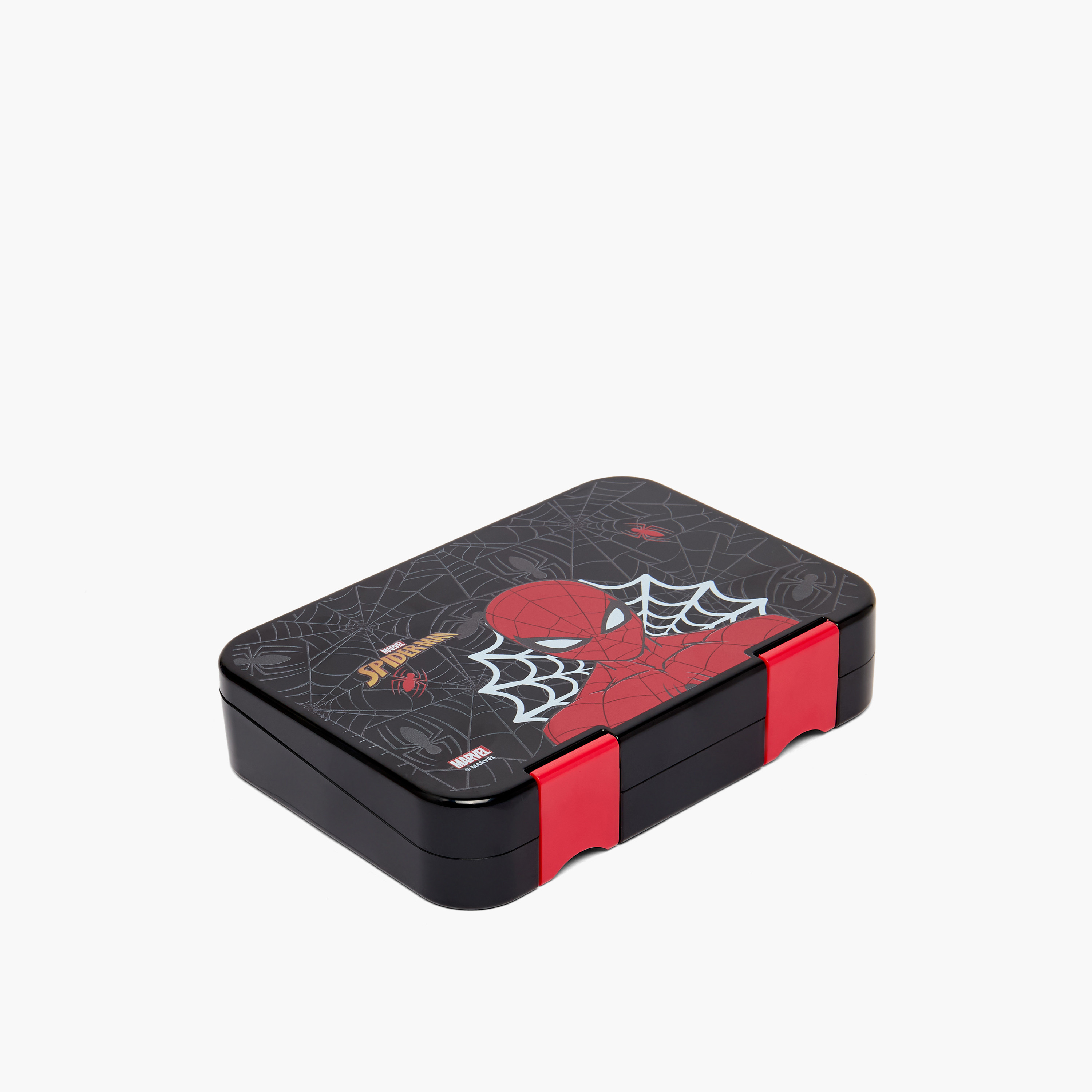 صندوق غداء بينتو بطبعة سبايدر مان للأولاد بغطاء قفل مشبك - 750 مل-school-lunchessentials-lunchboxes-image-10