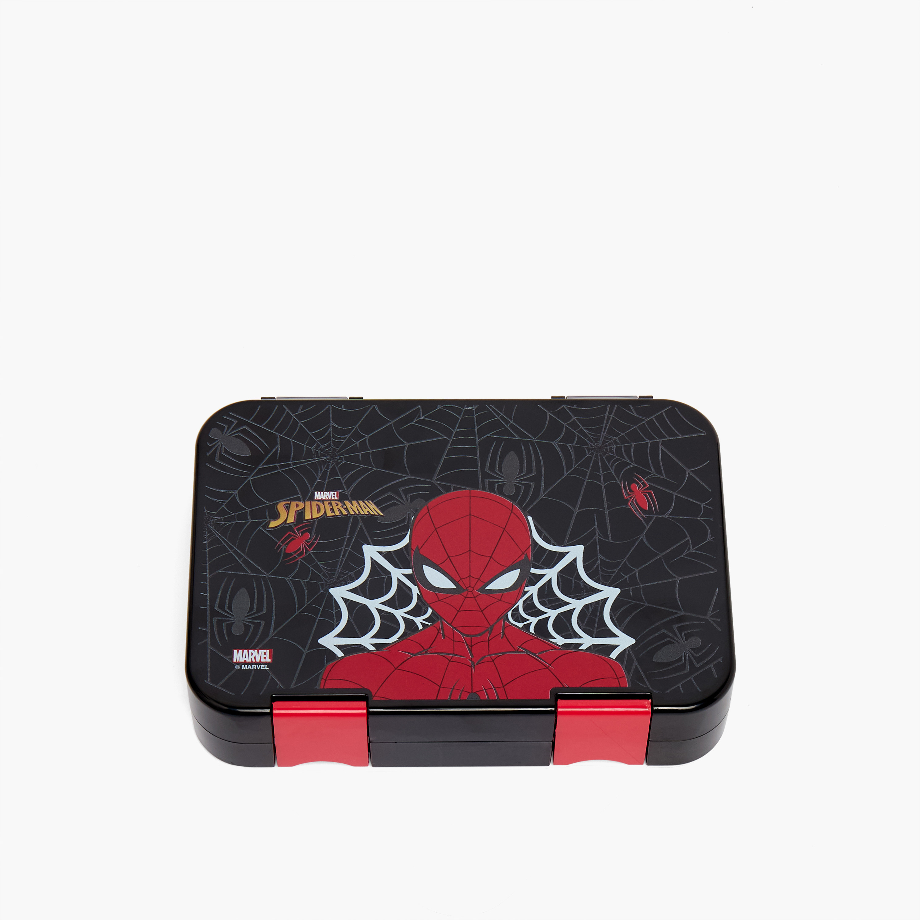 صندوق غداء بينتو بطبعة سبايدر مان للأولاد بغطاء قفل مشبك - 750 مل-school-lunchessentials-lunchboxes-image-2