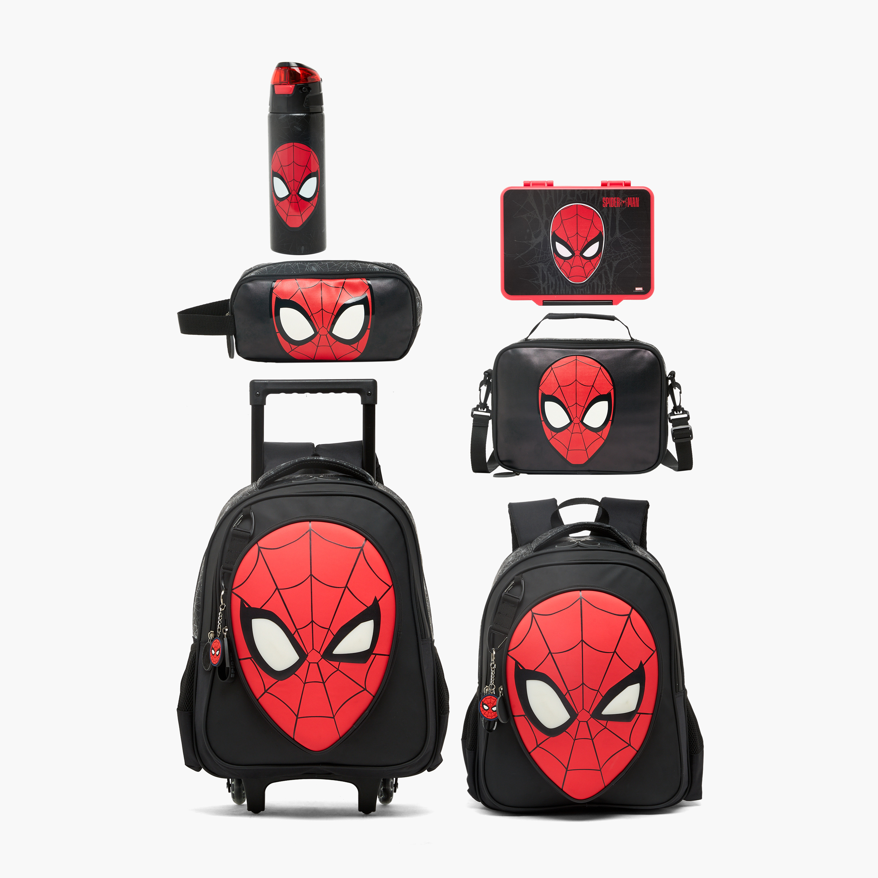 صندوق غداء بأقسام وطبعات سبايدرمان للأولاد-school-lunchessentials-lunchboxes-image-11