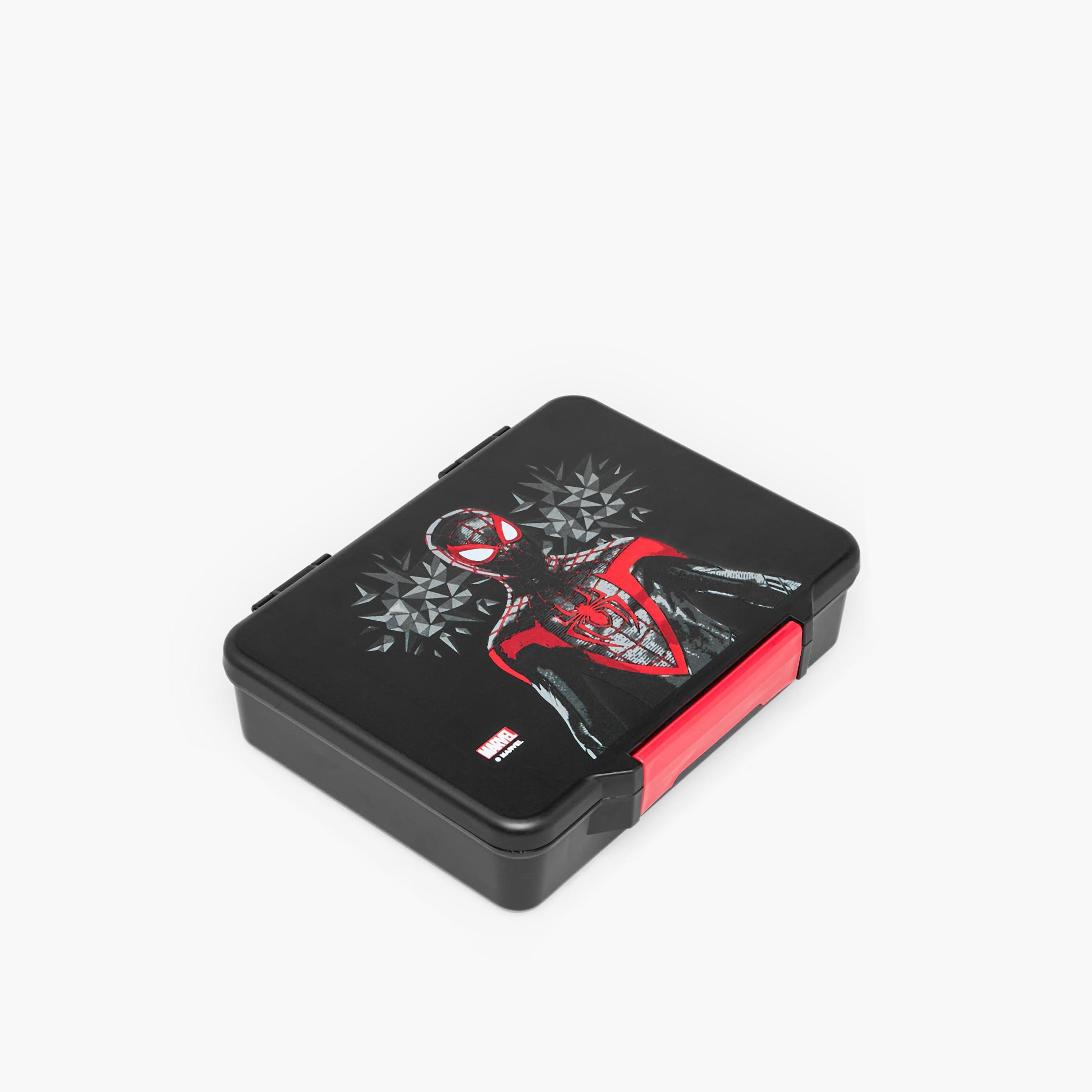 Spider-Man Print Bento Lunch Box for Boys with Cutlery - 1.2 L-school-lunchessentials-lunchboxes-image-1
