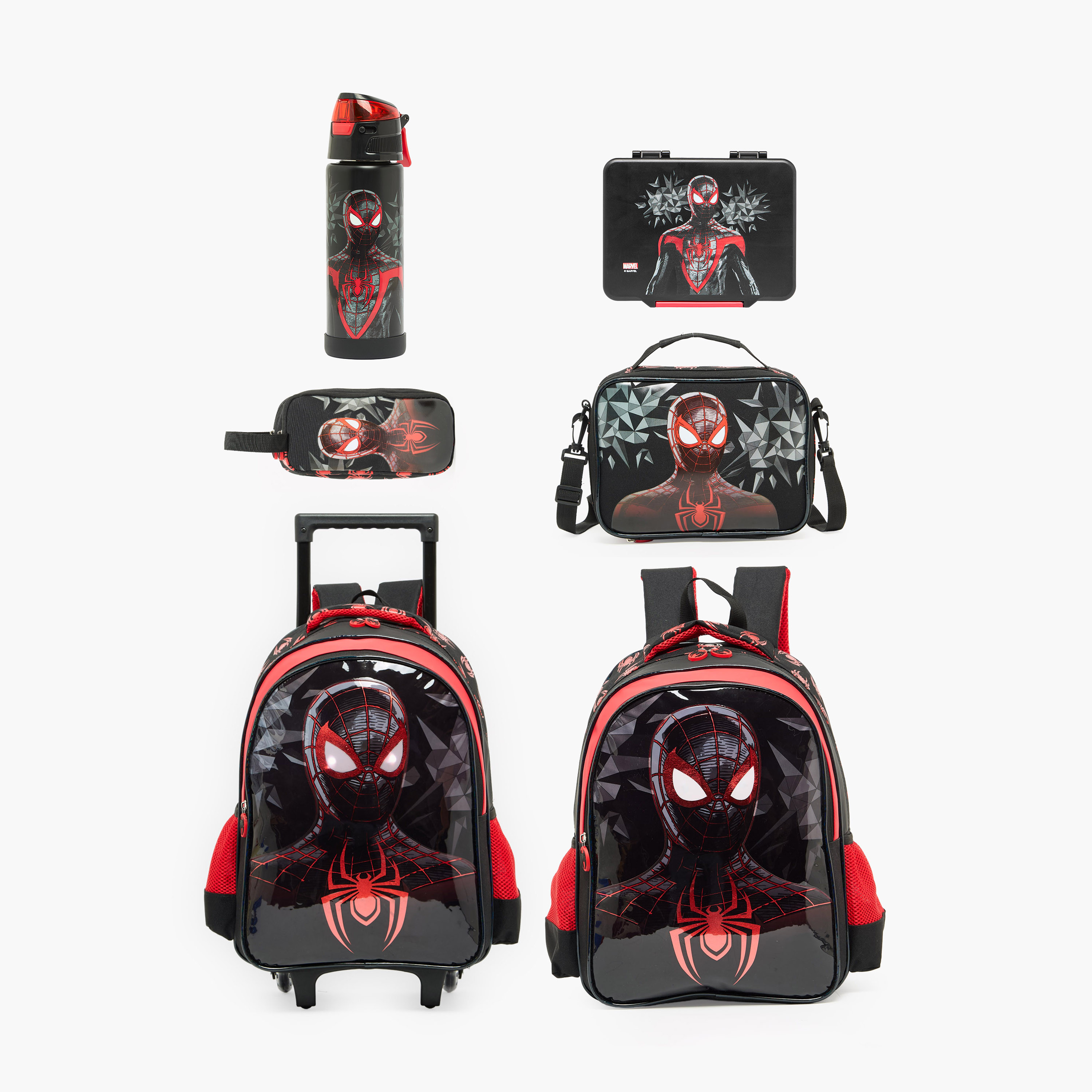 Spider-Man Print Bento Lunch Box for Boys with Cutlery - 1.2 L-school-lunchessentials-lunchboxes-image-14