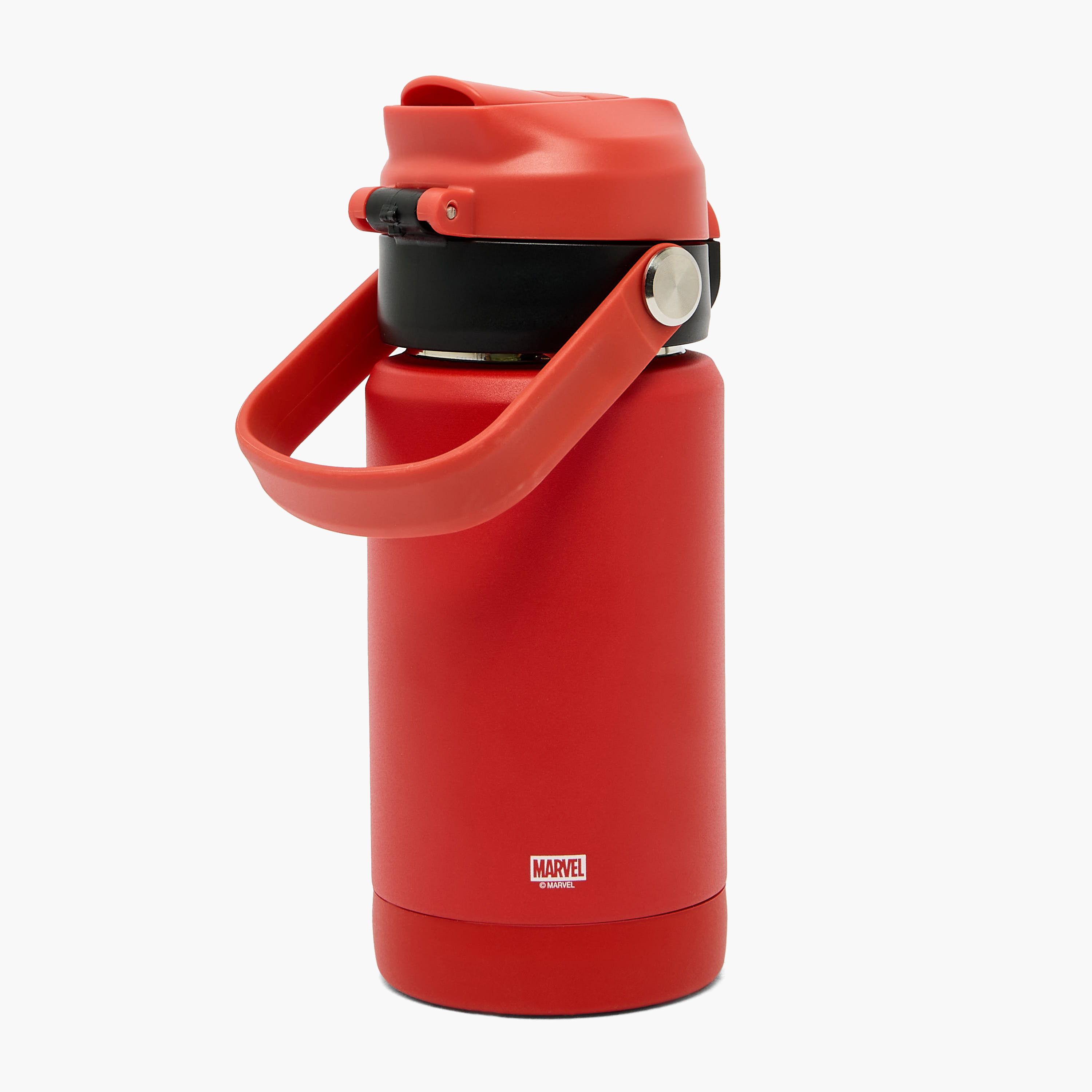 قارورة مياه ستانلس ستيل بطبعات سبايدر مان بفتحة واسعة وحلقة حمل-school-waterbottles-image-9