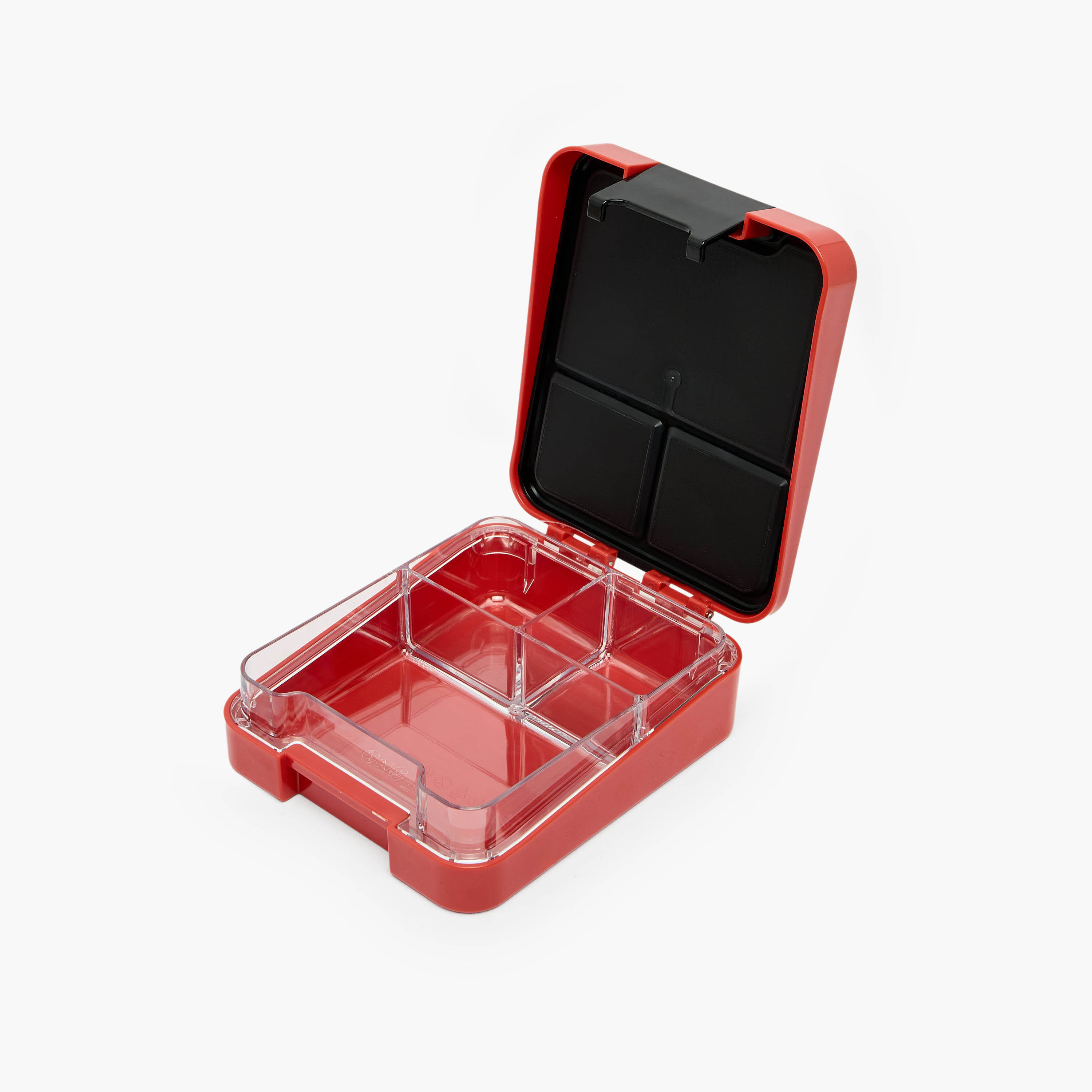 صندوق غداء بينتو بطبعات سبايدرمان وغطاء بمشبك إغلاق للأولاد - 640 مل-school-lunchessentials-lunchboxes-image-5