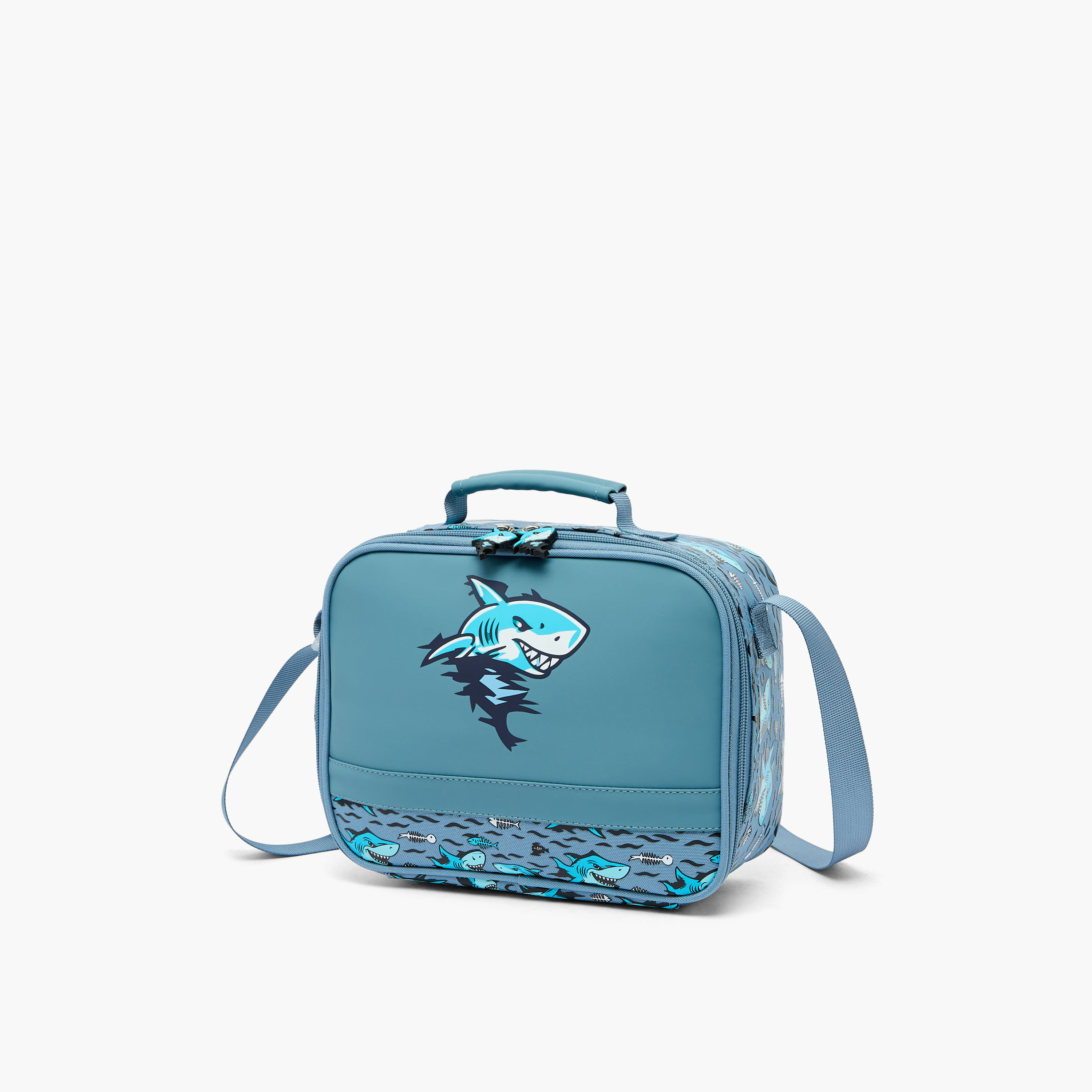 شنطة غداء عازلة للحرارة بطبعات للأولاد 5-8 سنوات من جونيورز-school-lunchessentials-lunchbags-image-2