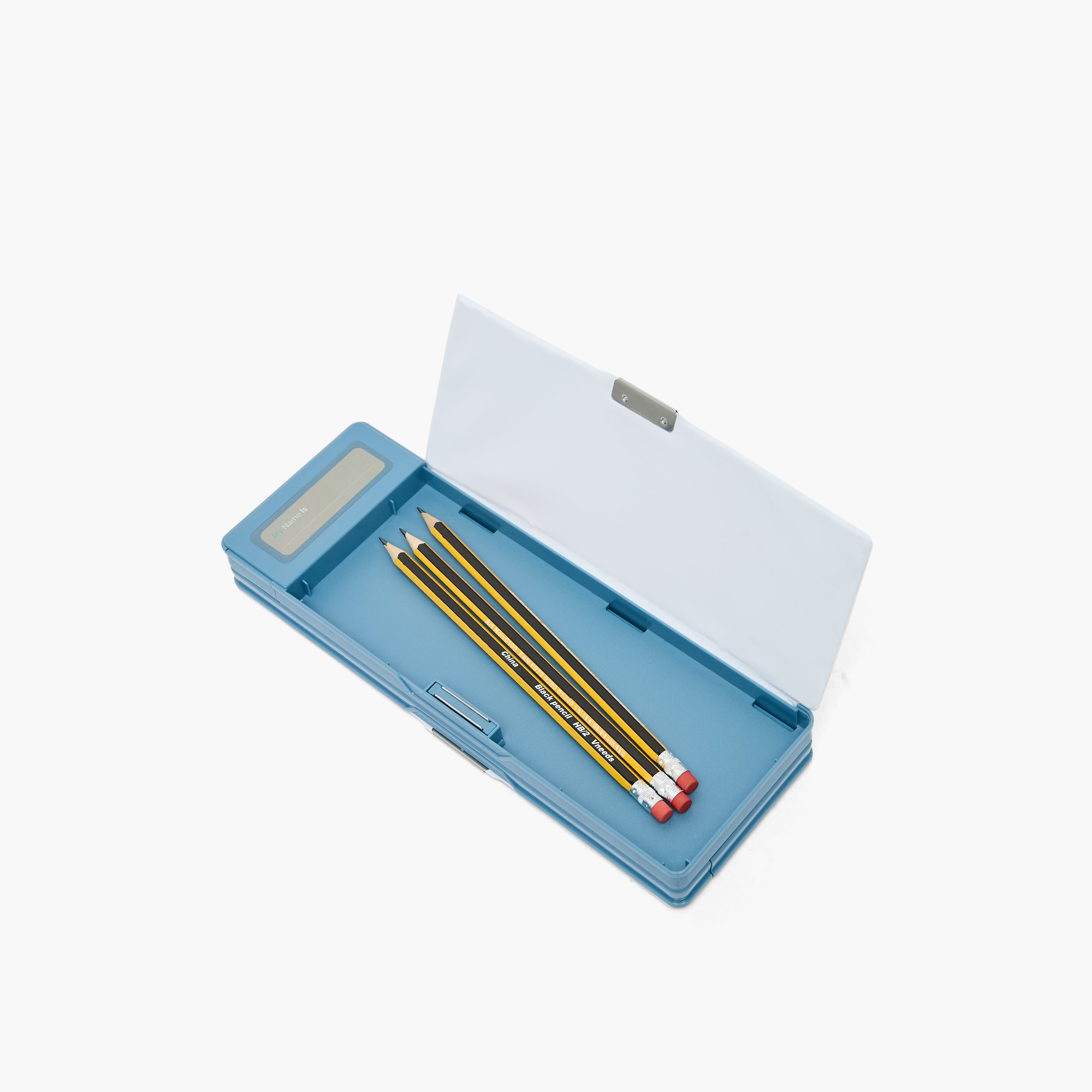 مقلمة بطبعات قرش مع آلة حاسبة من جونيورز-school-stationery-pencilcases-image-8