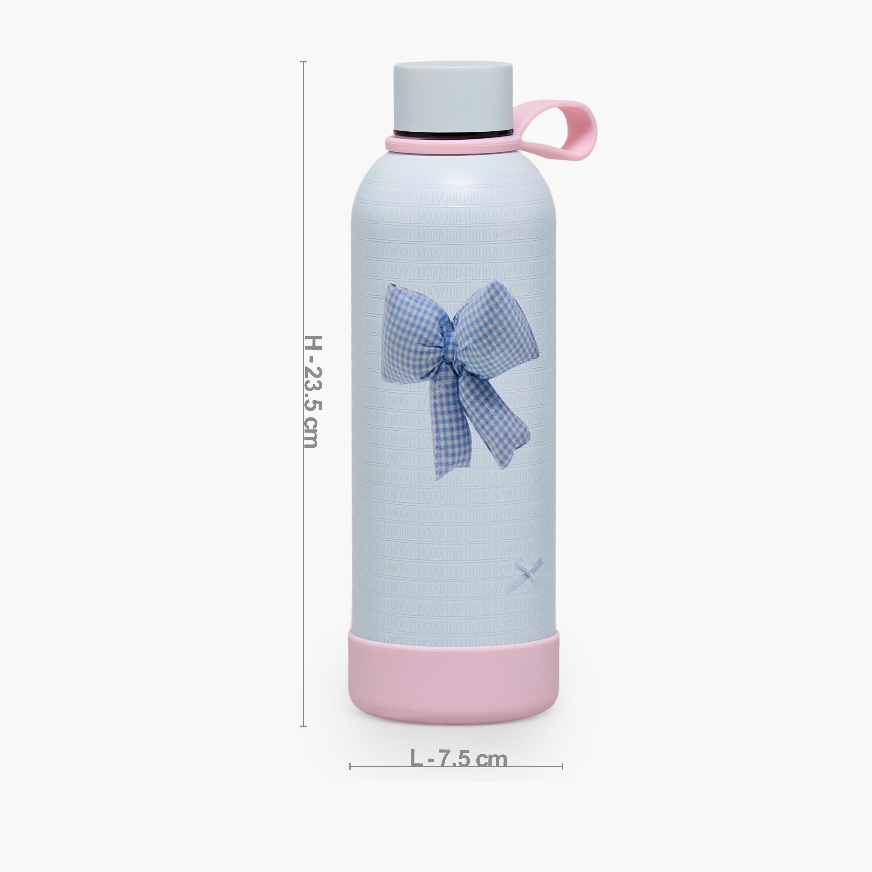 قارورة مياه ستانلس ستيل بطبعات فيونكة وحلقة مقبض من جونيورز-school-waterbottles-image-3