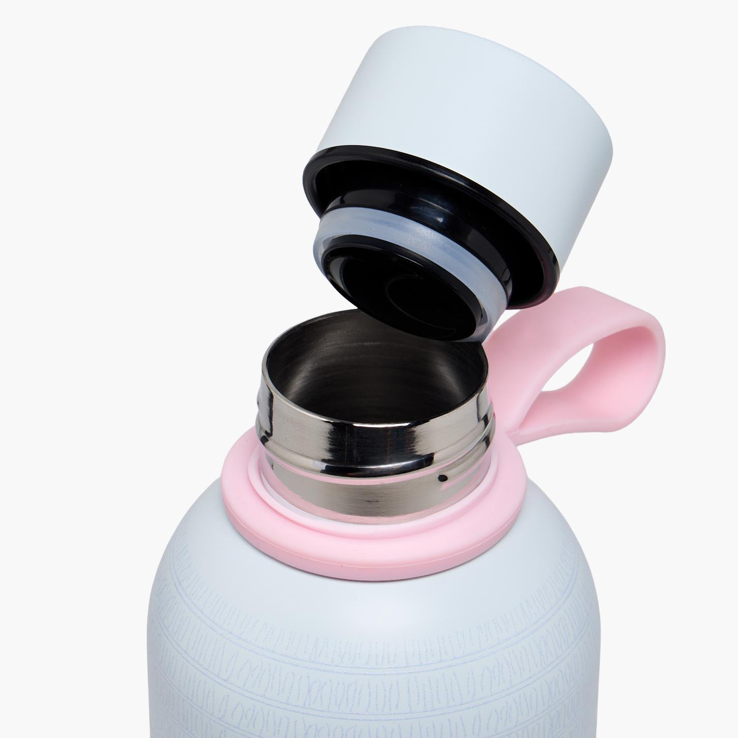 قارورة مياه ستانلس ستيل بطبعات فيونكة وحلقة مقبض من جونيورز-school-waterbottles-image-6