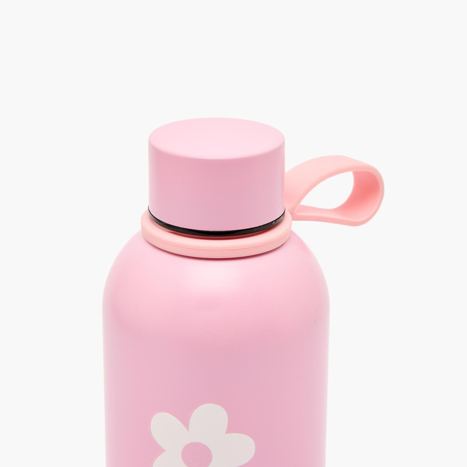 قارورة مياه ستانلس ستيل للأطفال بطبعات زهور ومقبض حلقي من جونيورز-school-waterbottles-image-4