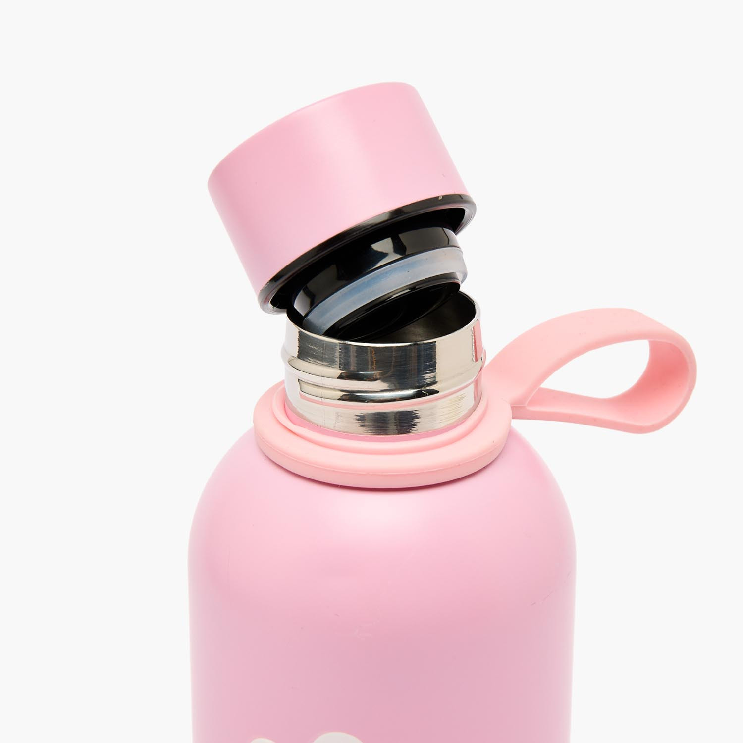 قارورة مياه ستانلس ستيل للأطفال بطبعات زهور ومقبض حلقي من جونيورز-school-waterbottles-image-6