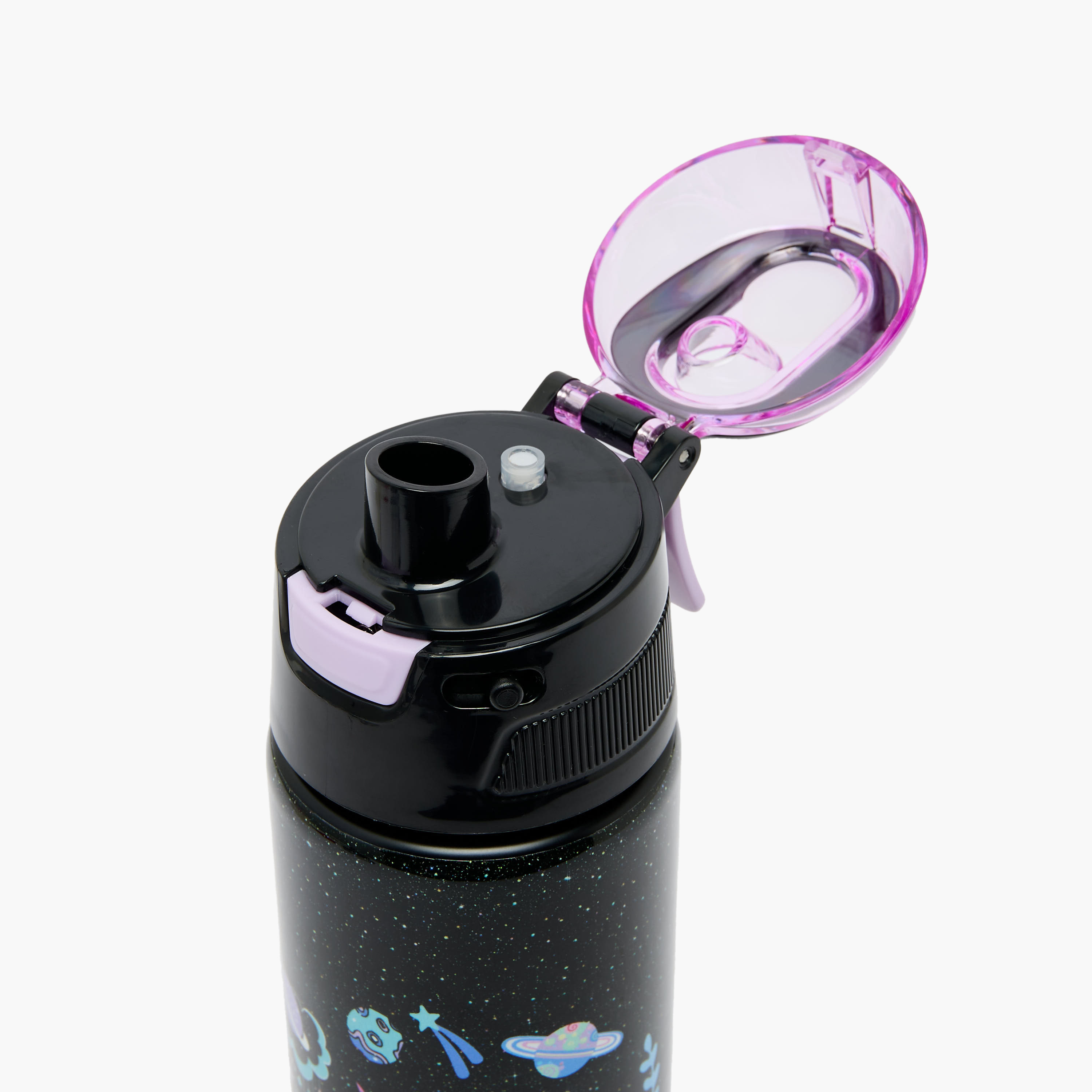 قارورة مياه ستانلس ستيل بفوهة قشة وطبعات يونيكورن من جونيورز-school-waterbottles-image-6